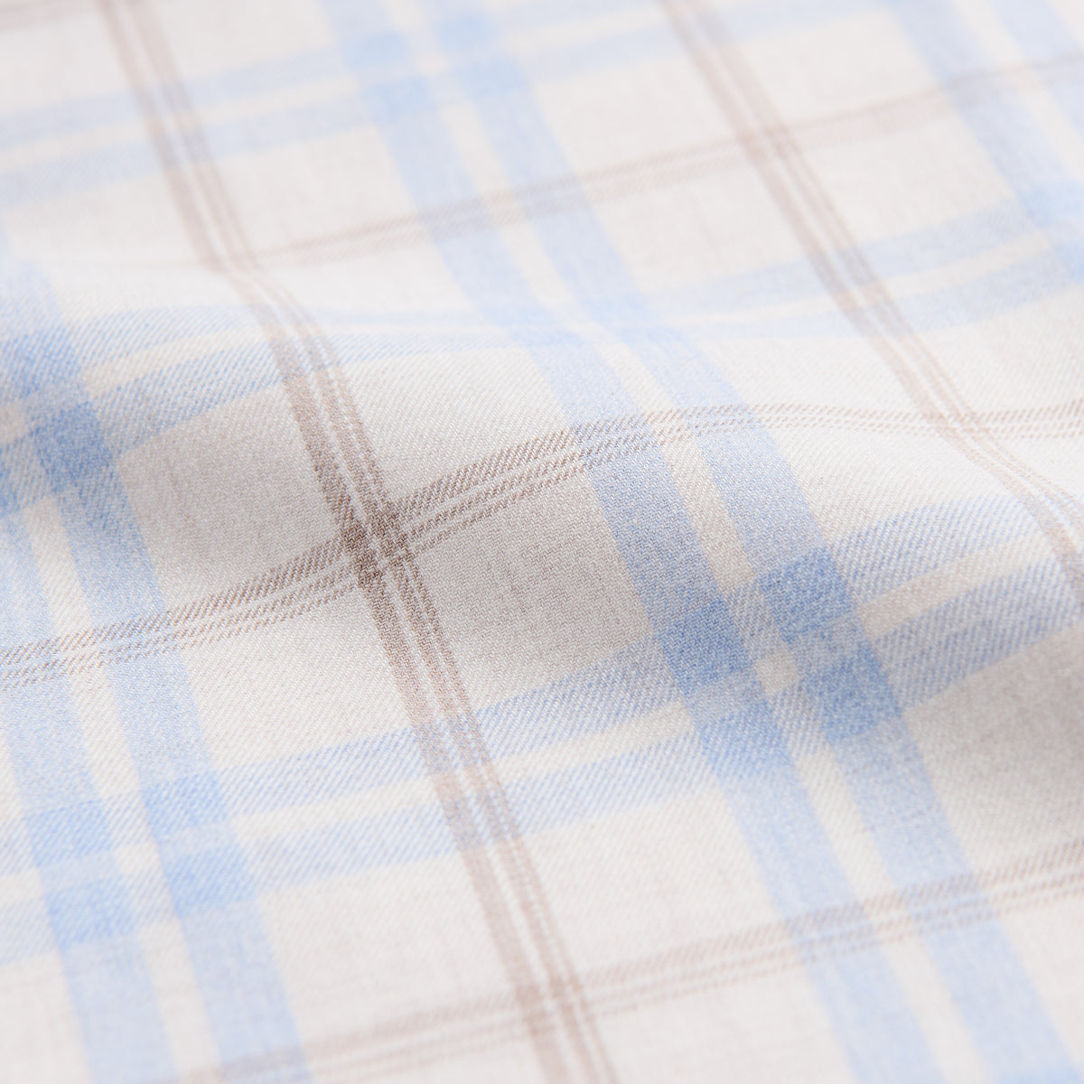 Brushed cotton check, two colourways