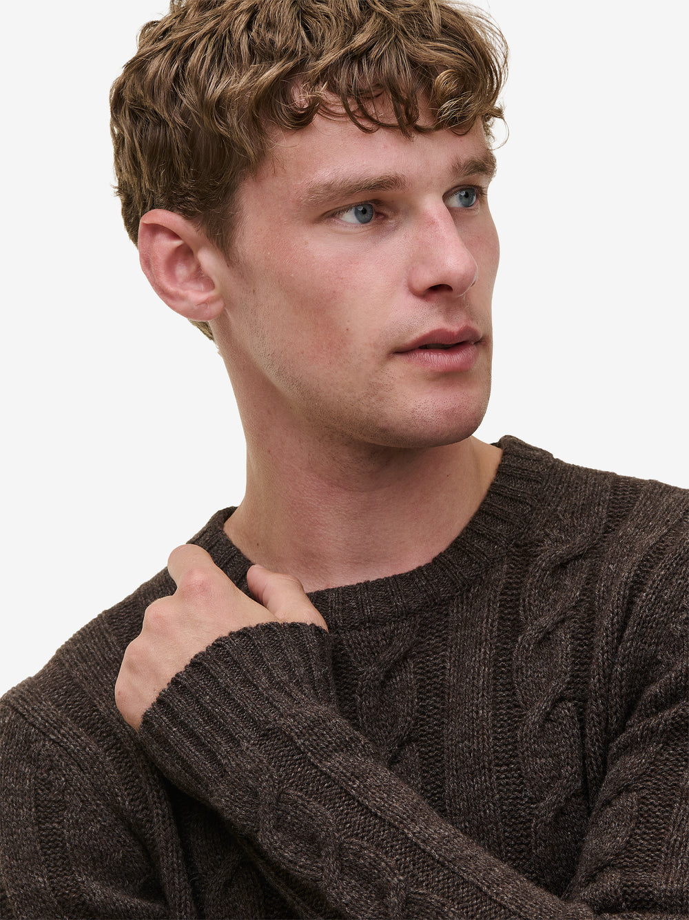 Brighton Cable Lambswool KW01008-DBR