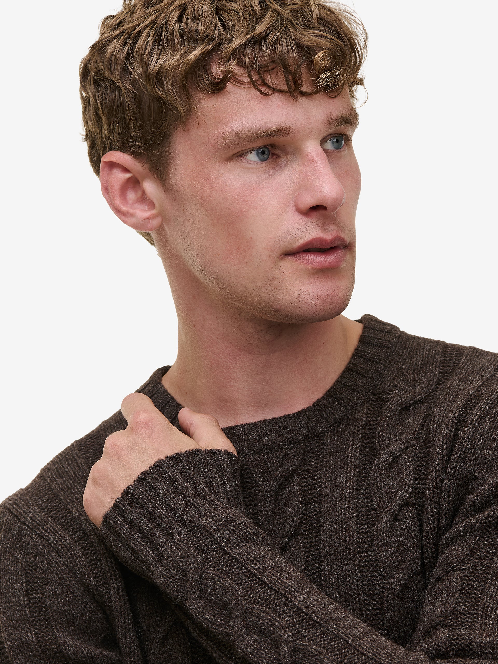 Brighton Cable Lambswool KW01008-DBR