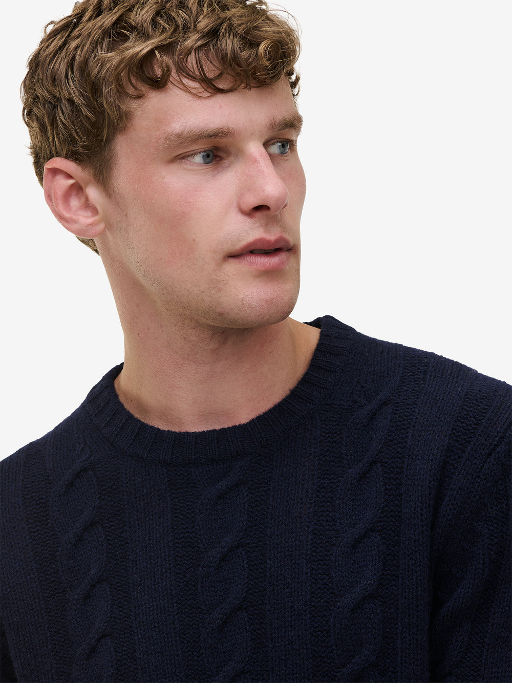 Brighton Cable Lambswool KW01008-NVY