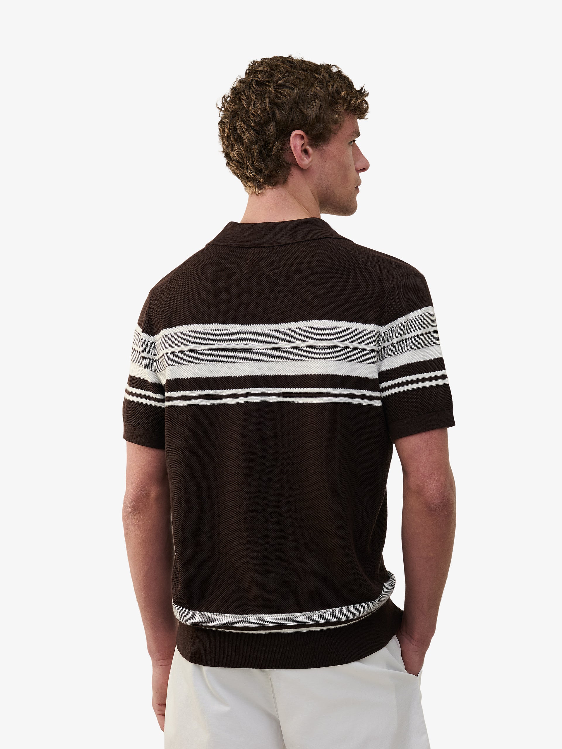 Ethan Cotton Stripe KW01021-DBR