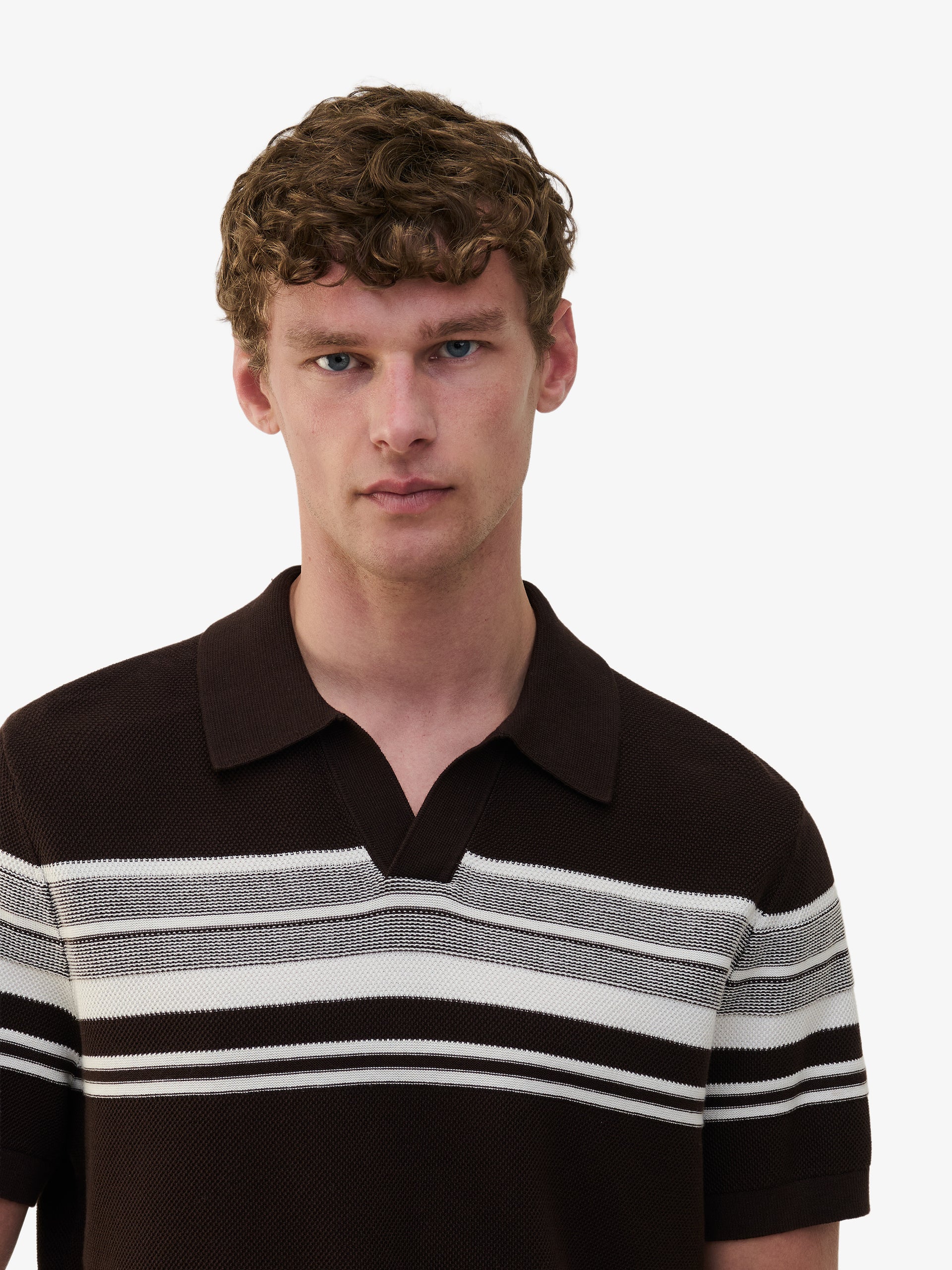 Ethan Cotton Stripe KW01021-DBR