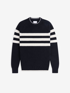 Evan Cotton Stripe KW01024-NVY