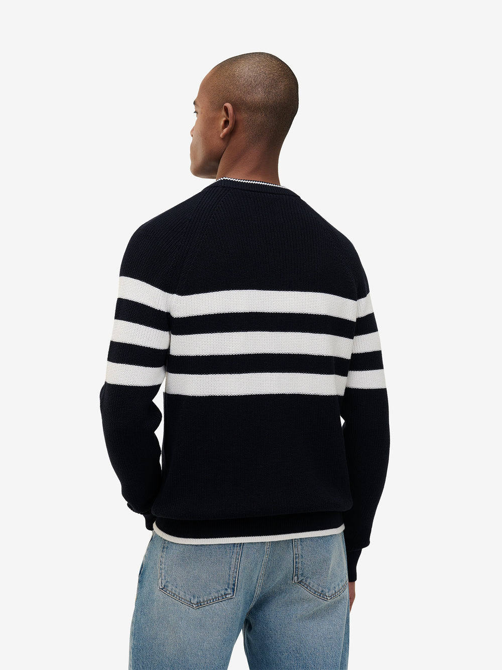 Evan Cotton Stripe KW01024-NVY