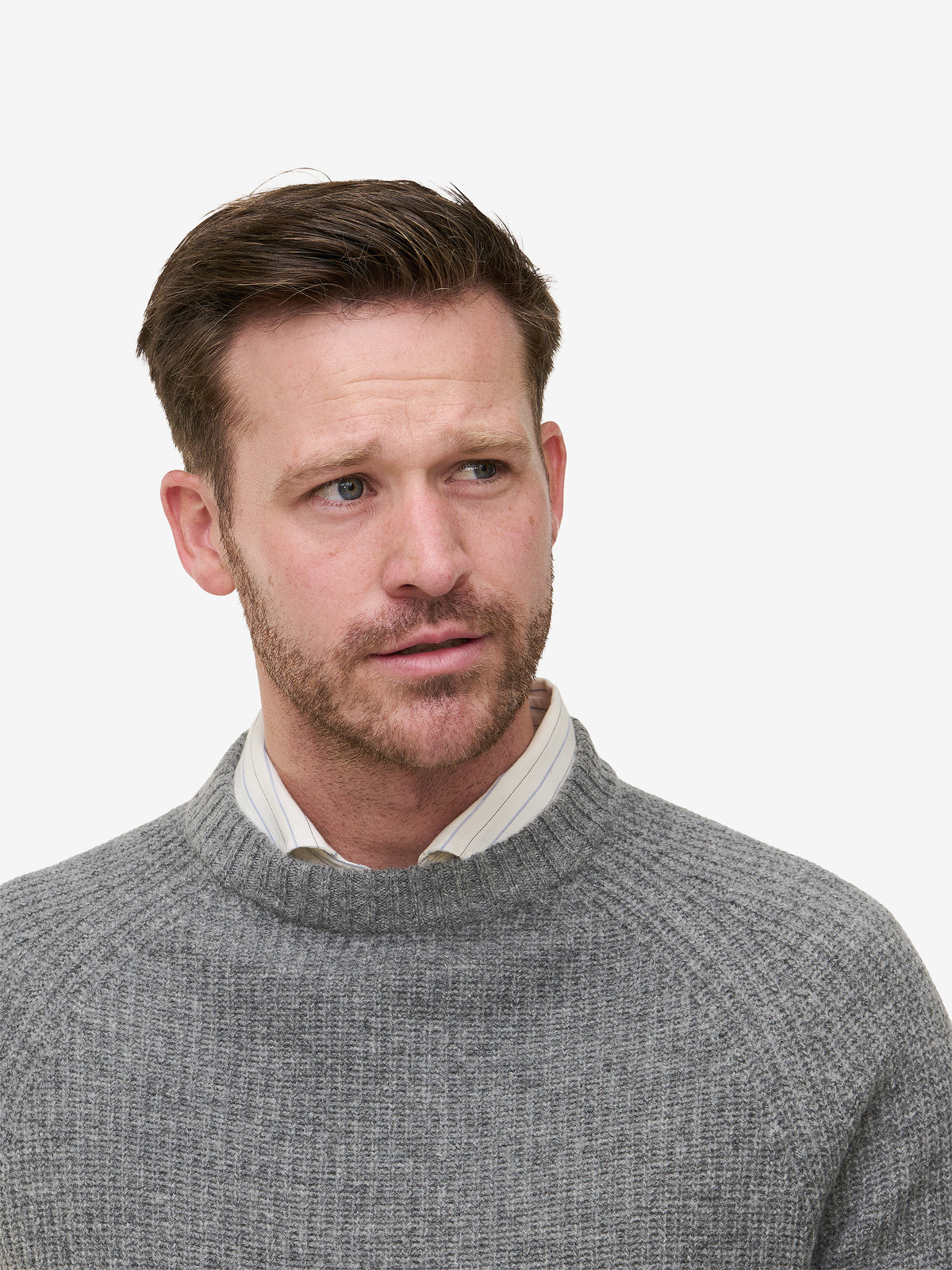 Quinn Wool Blend Rib KW01027-MGH