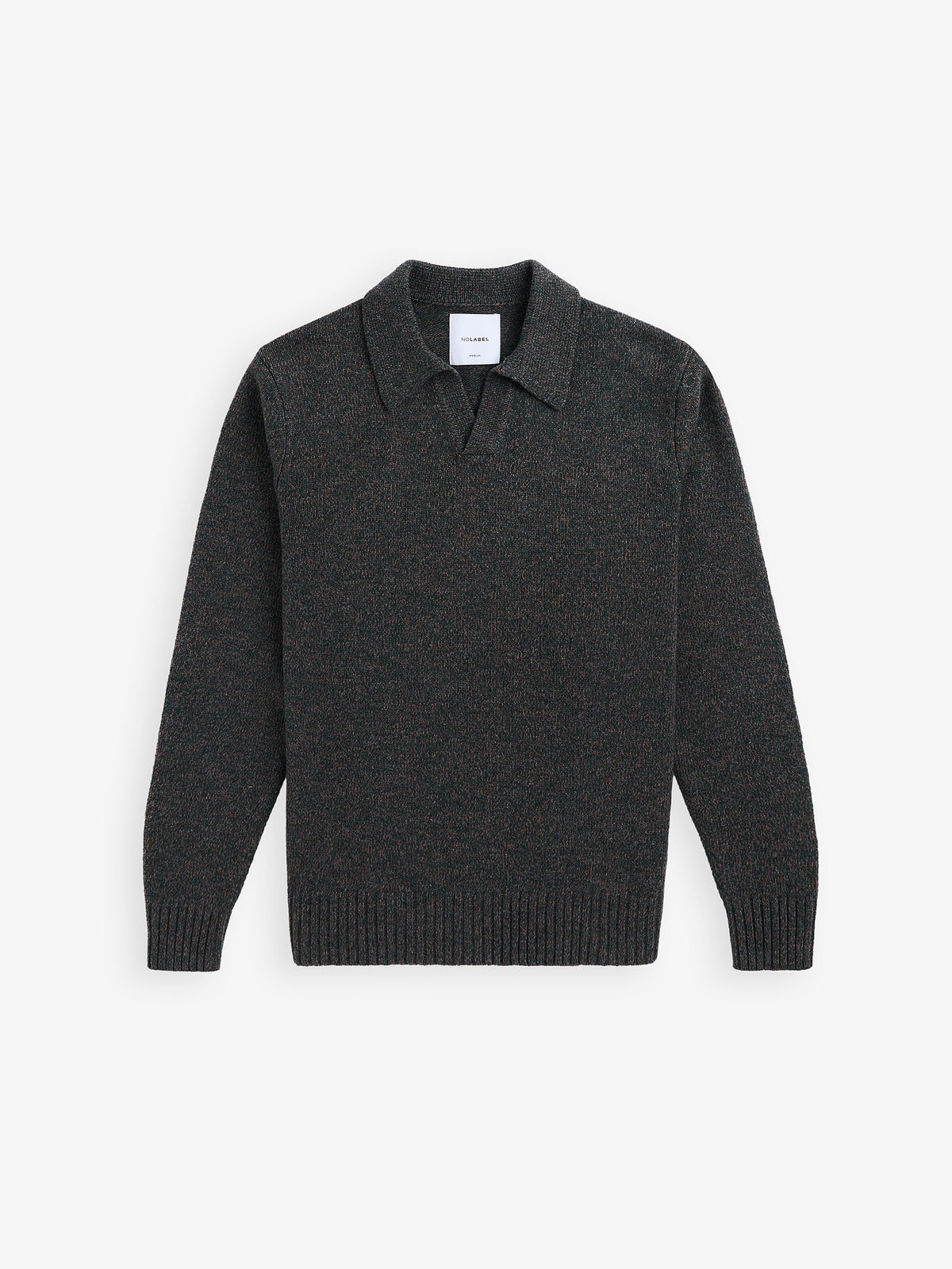Parker LS Wool Blend Flecked KW01033-GHE