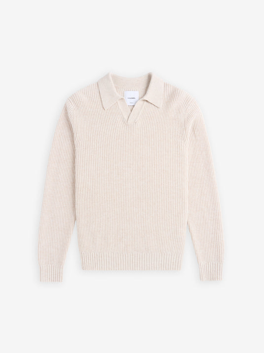 Parker LS Wool Blend Rib KW01037-MSA