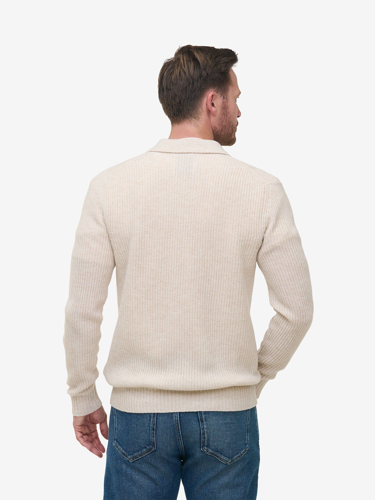 Parker LS Wool Blend Rib KW01037-MSA
