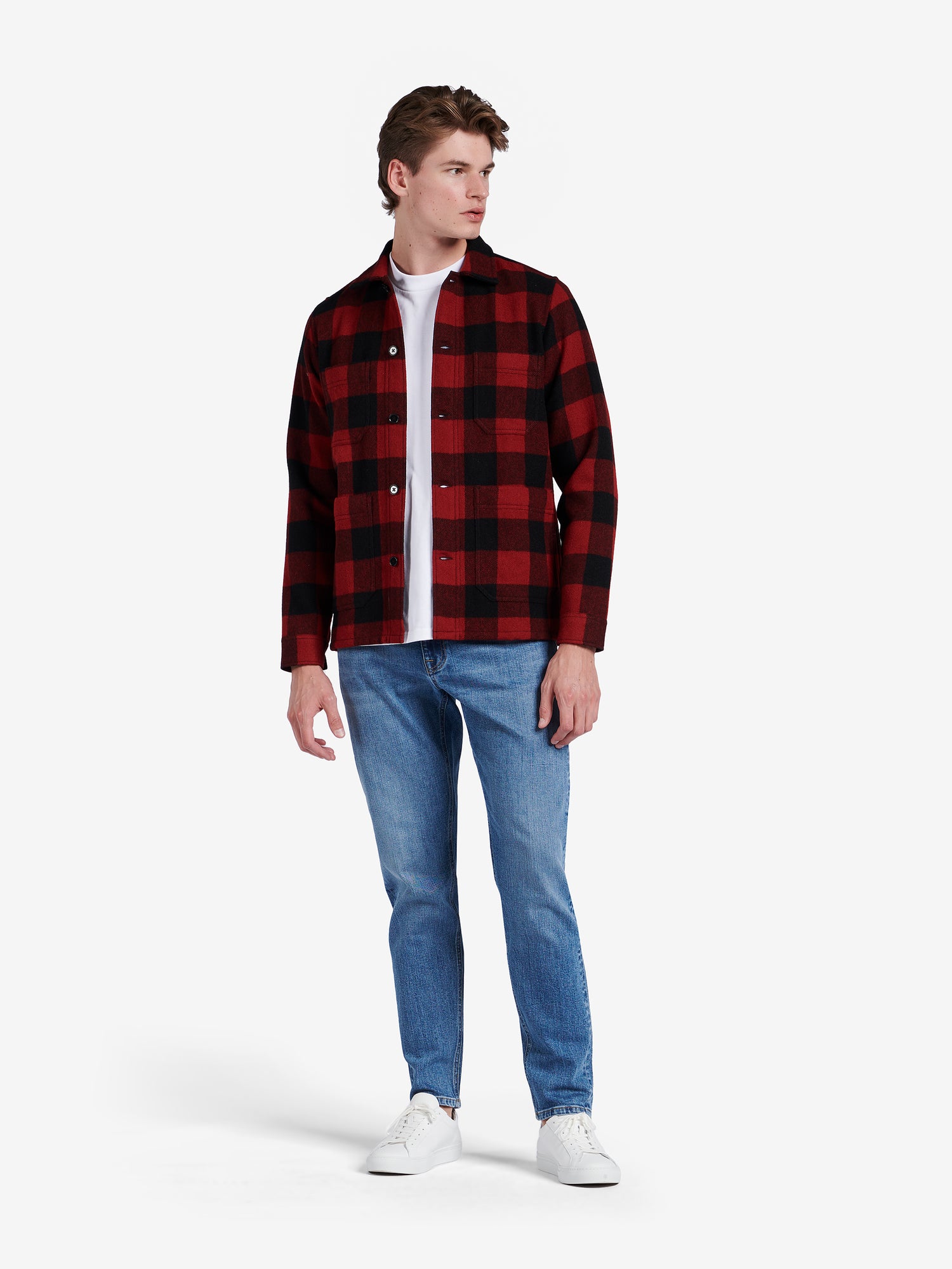 Philly Checked Wool OW00043-RED