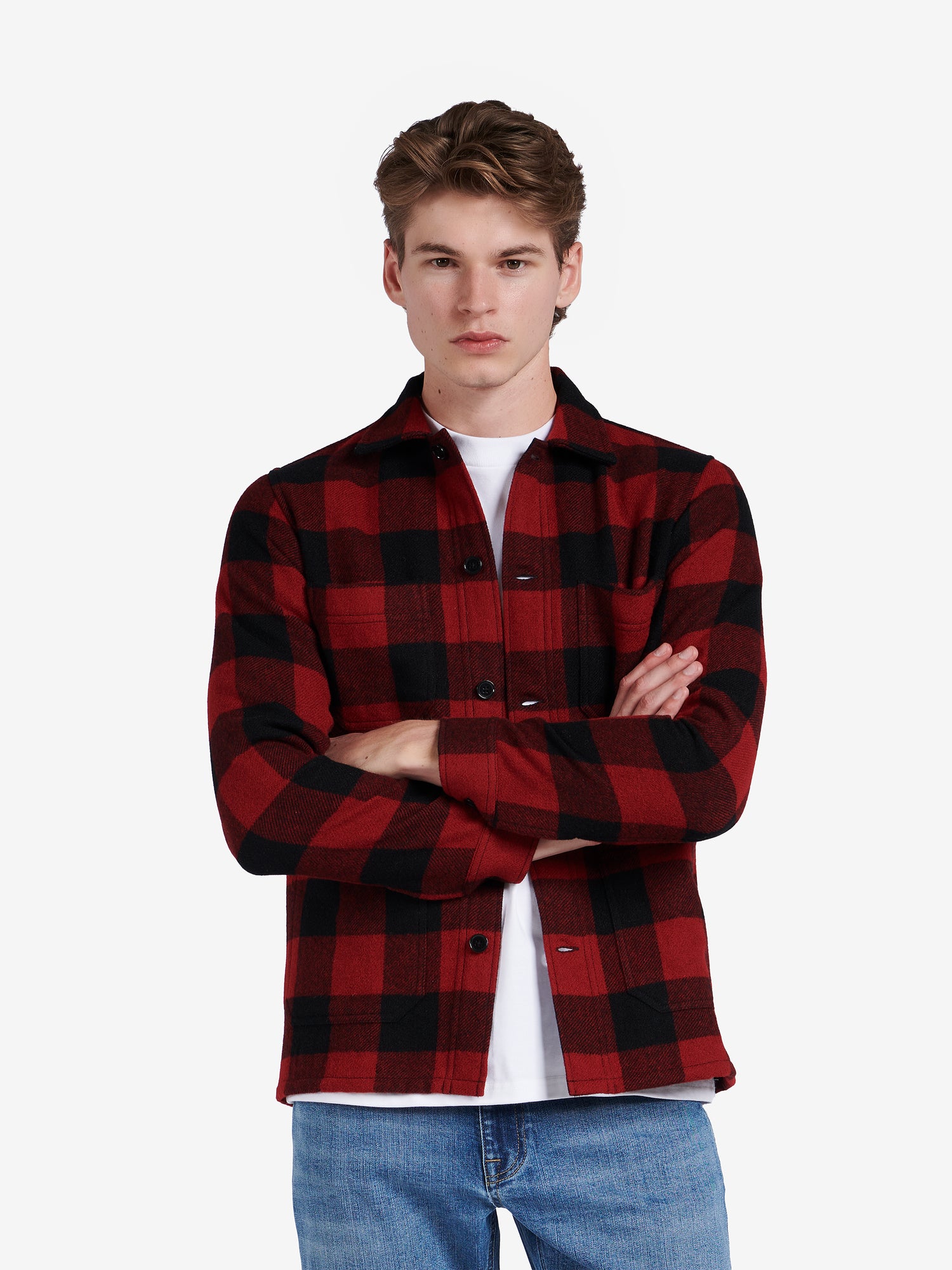 Philly Checked Wool OW00043-RED
