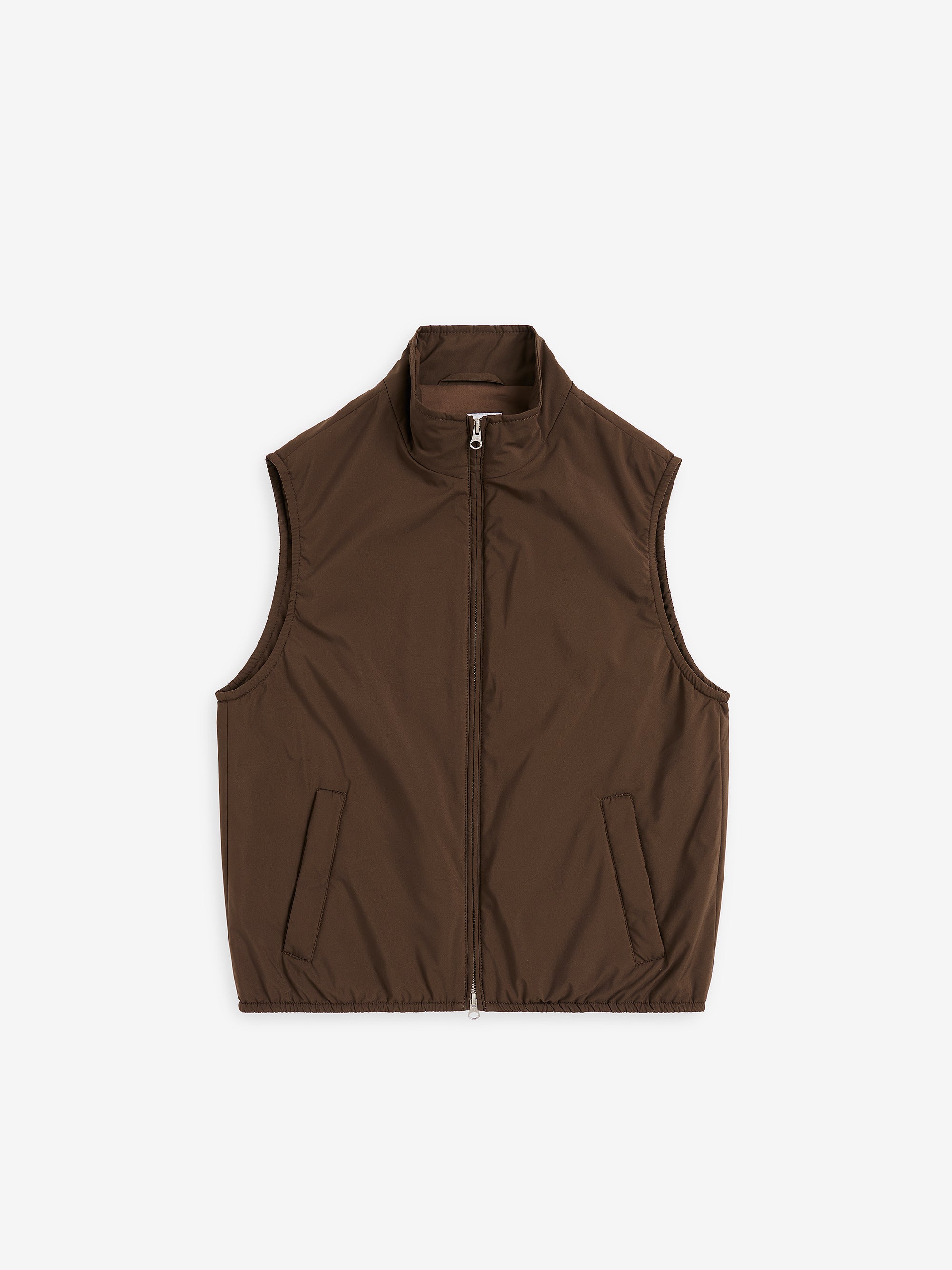 Scott Water Repellent Vest Dark Brown | No Label