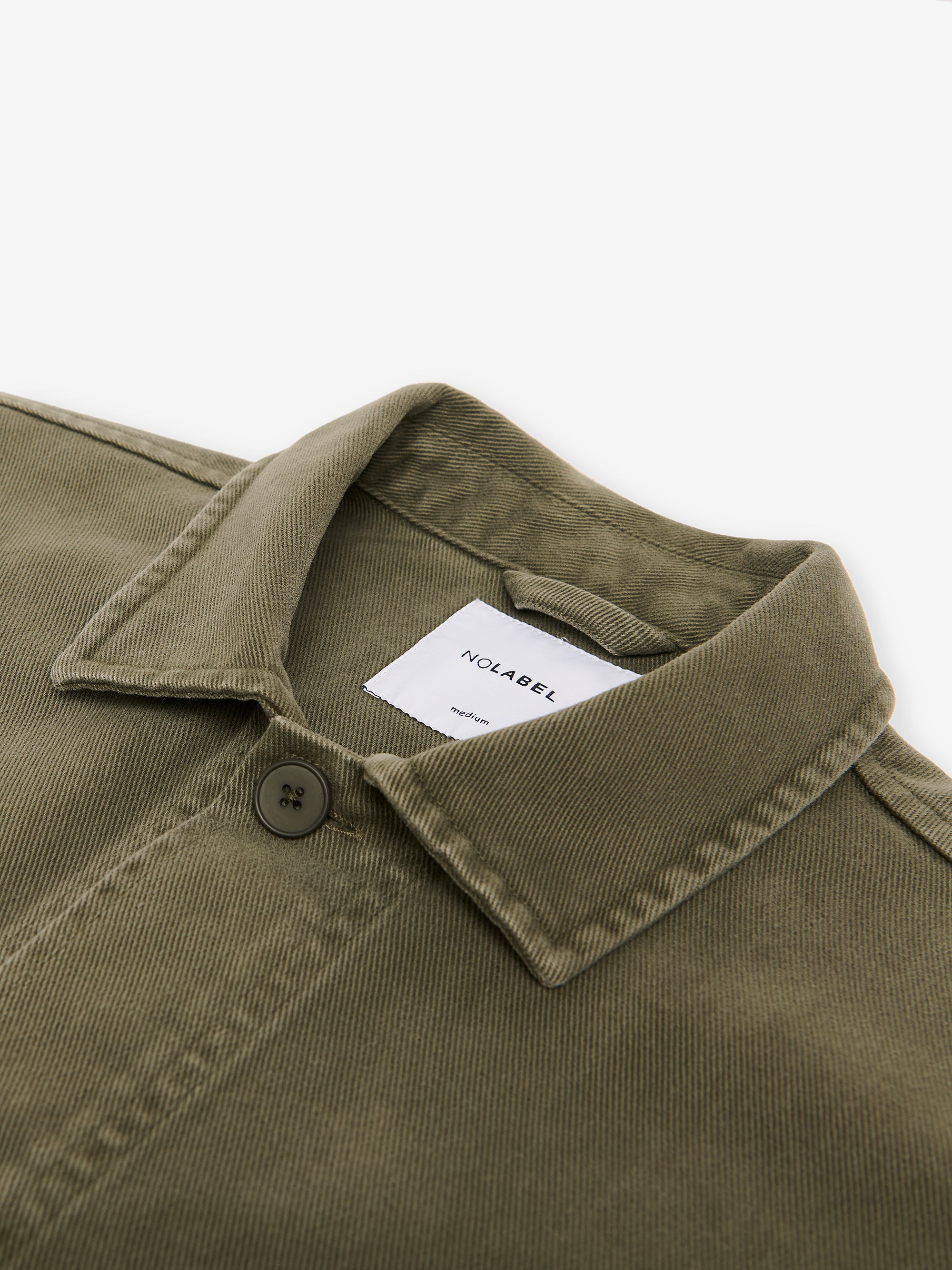 Philly Dark Olive Cotton Worker Jacket | No Label