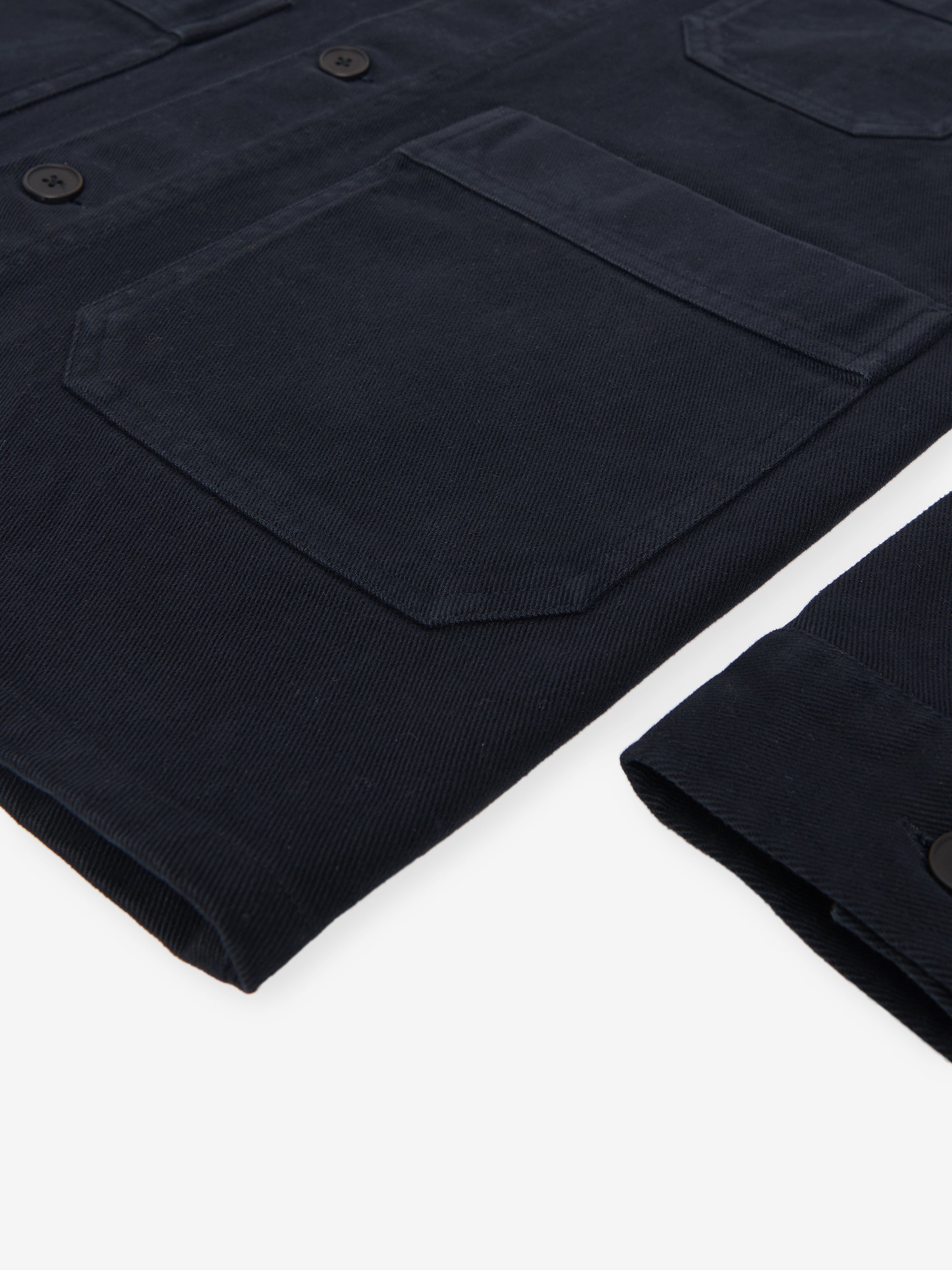 Philly Navy Heavyweight Cotton Worker Jacket | No Label