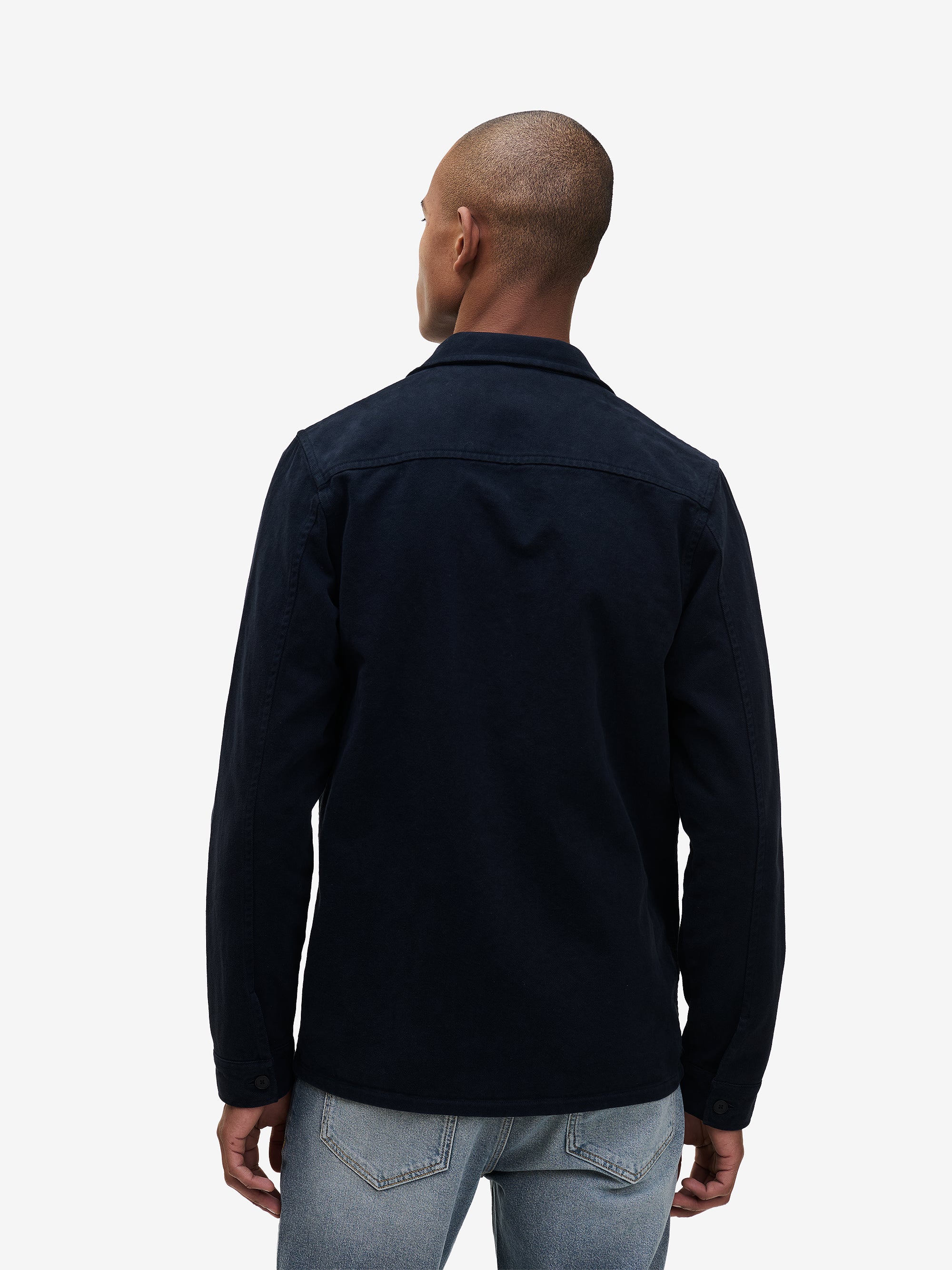Philly Navy Heavyweight Cotton Worker Jacket | No Label