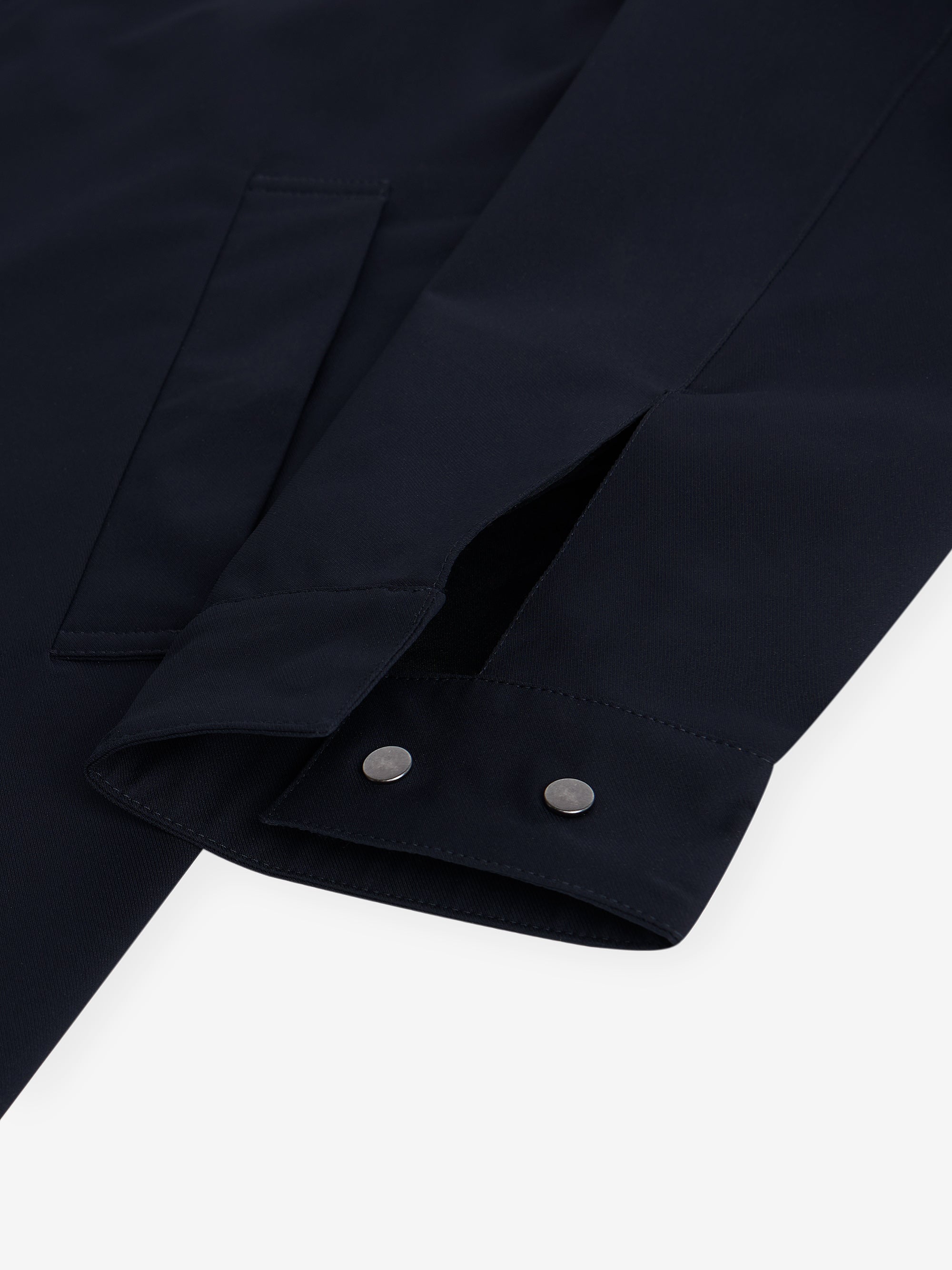78% polyester, 22% polyurethane, taped seams