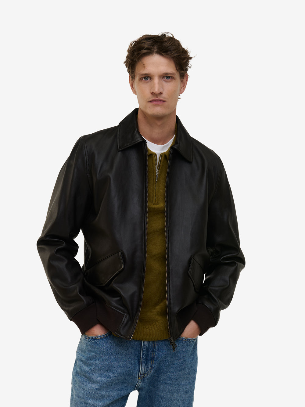 Riley Leather OW01009-DBR