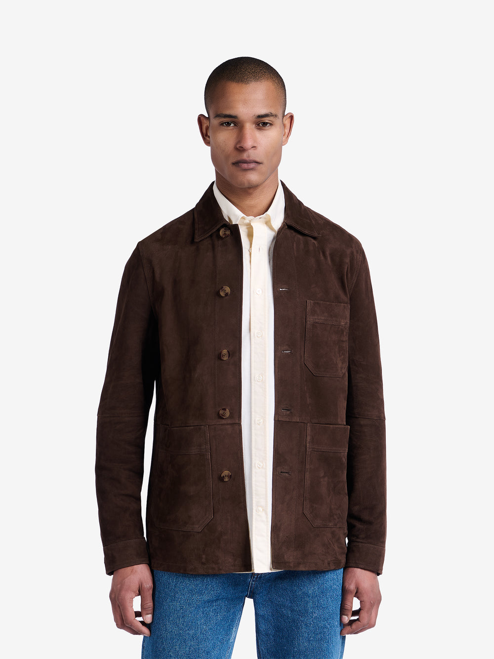 Philly Suede Worker Jacket OW30057-DBR