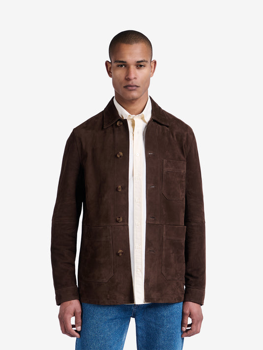 Philly Suede Worker Jacket OW30057-DBR