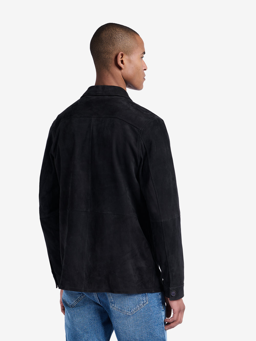 Philly Suede Worker Jacket OW30057-NVY