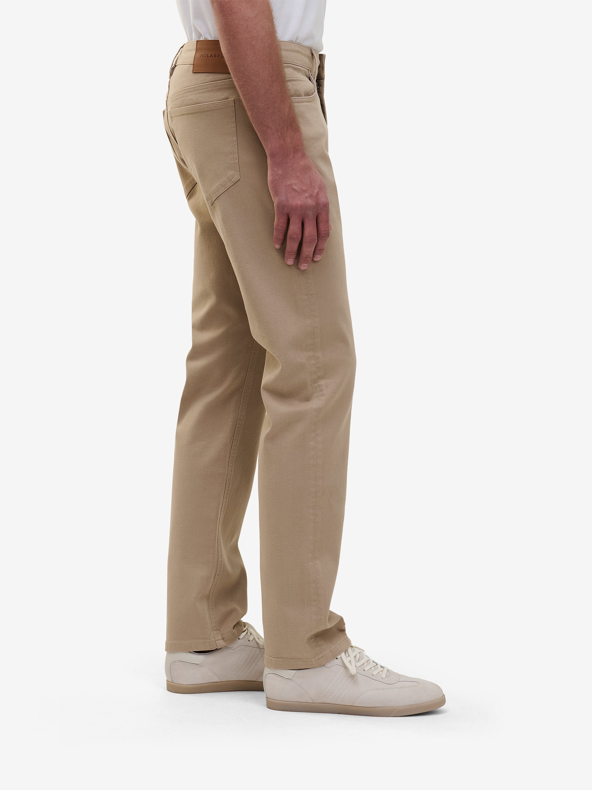 Yamane Taupe Slim Tapered Pants | No Label