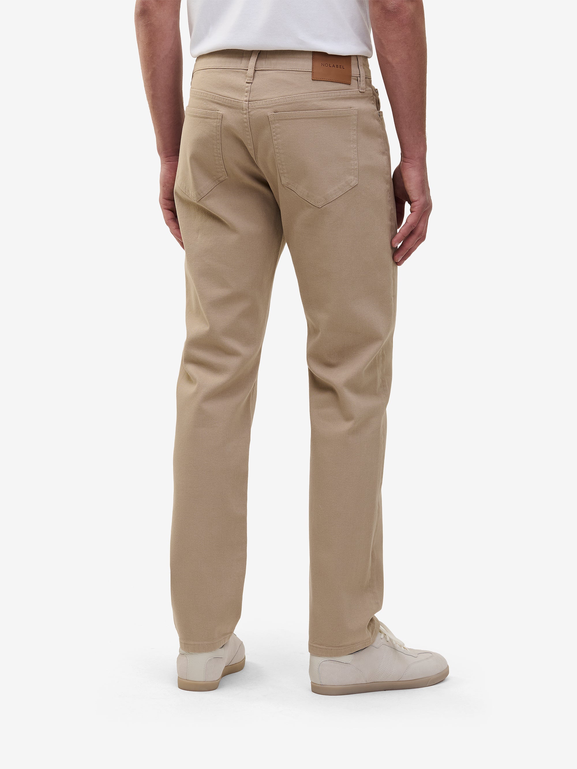 Yamane Taupe Slim Tapered Pants | No Label
