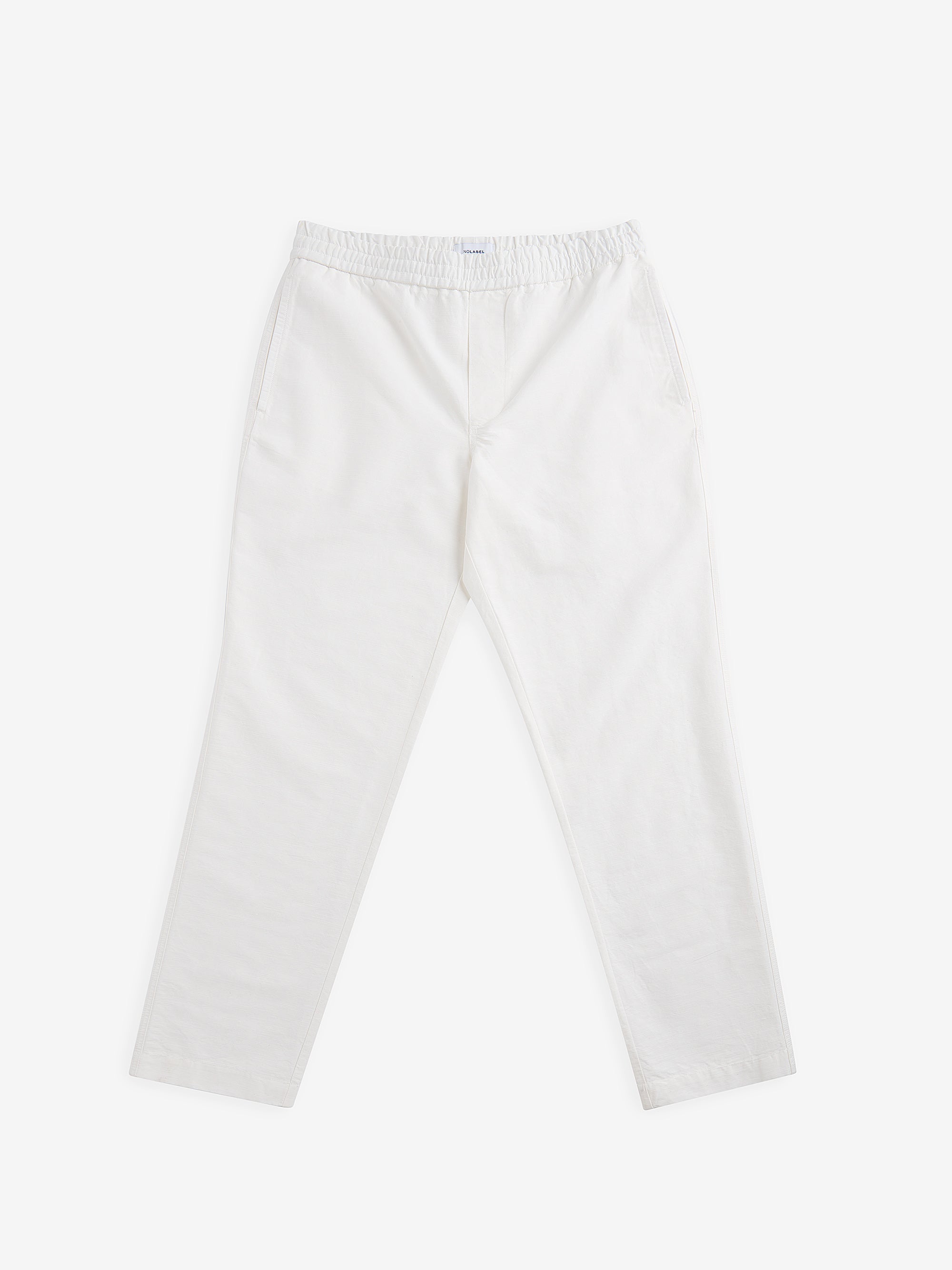 Alex Cotton Linen Relaxed Pants Off White | No Label