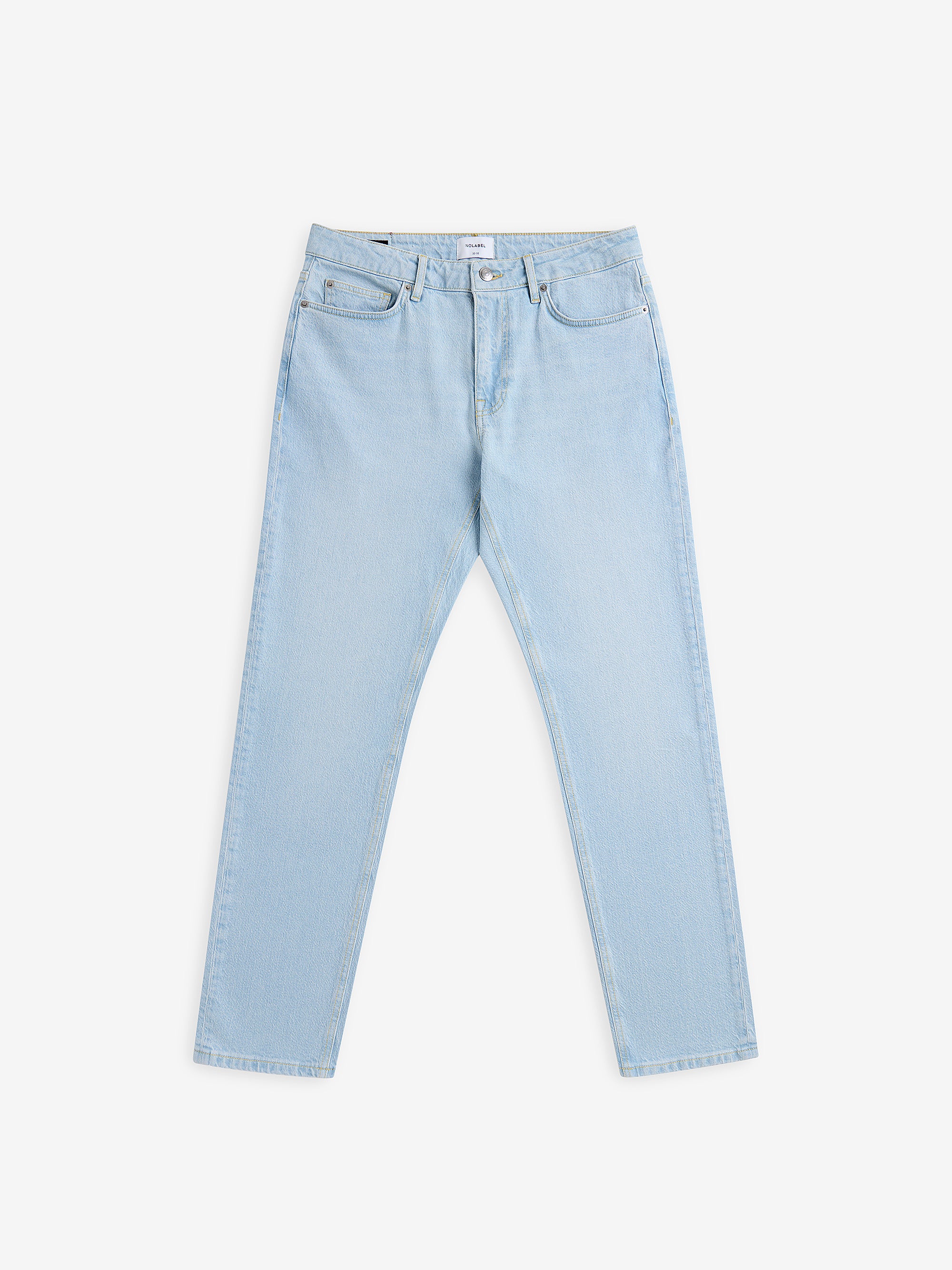 Yamane Sky Blue Slim Tapered Jeans | No Label