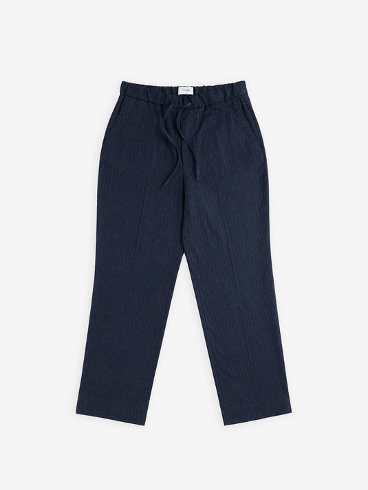 Clifton Drawstring Cotton Stripe Stretch PA01014-BLU