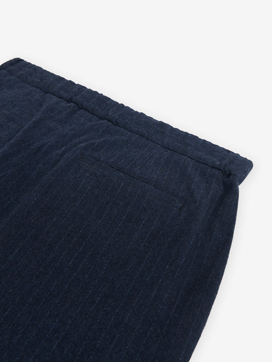 Clifton Drawstring Cotton Stripe Stretch PA01014-BLU