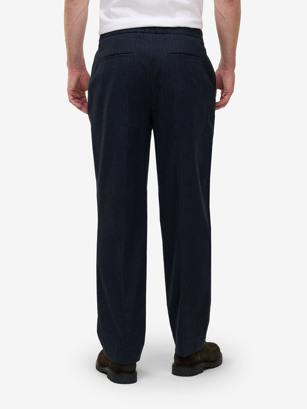 Clifton Drawstring Cotton Stripe Stretch PA01014-BLU
