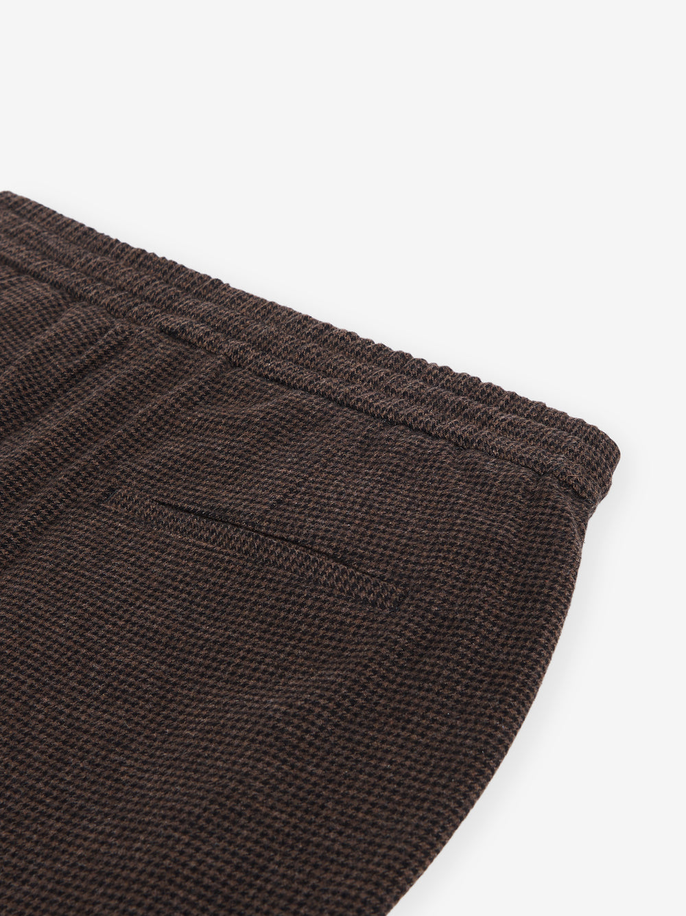 Clifton Drawstring Houndstooth Cotton PA01016-BRW