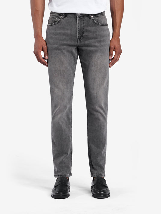 Yamane middelzwaar denim katoen-stretch PA10121-GRY