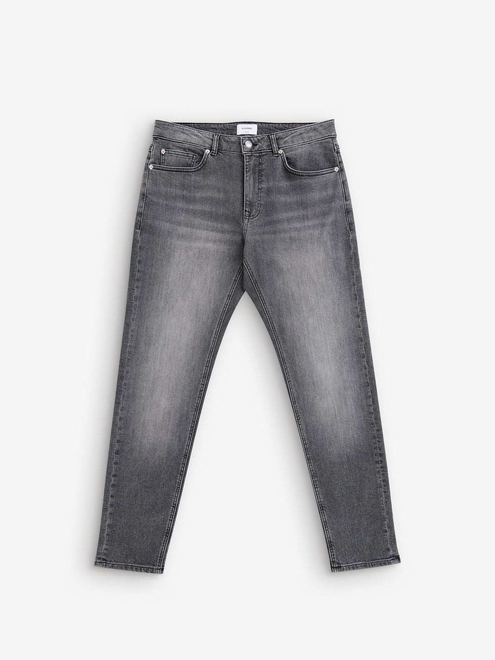 Yamane middelzwaar denim katoen-stretch PA10121-GRY