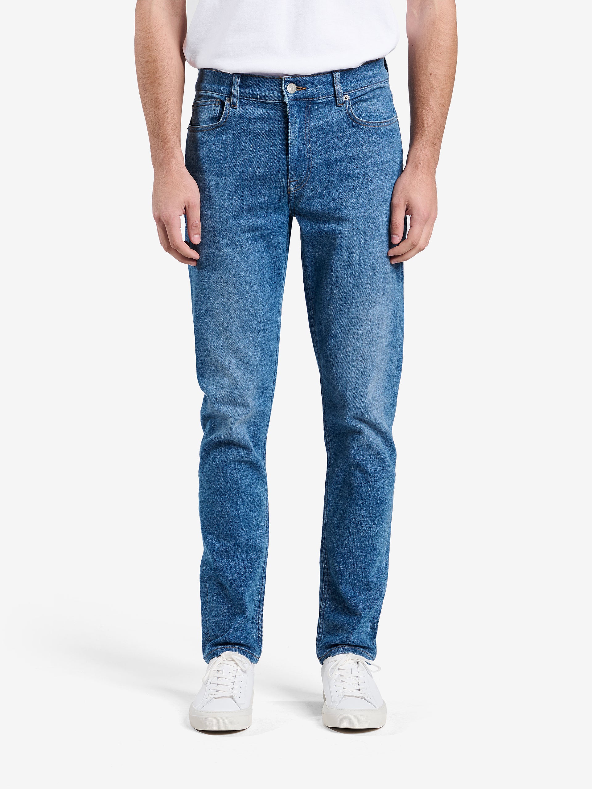 Yamane Brushed Denim Cotton-Stretch PA20132-MBL