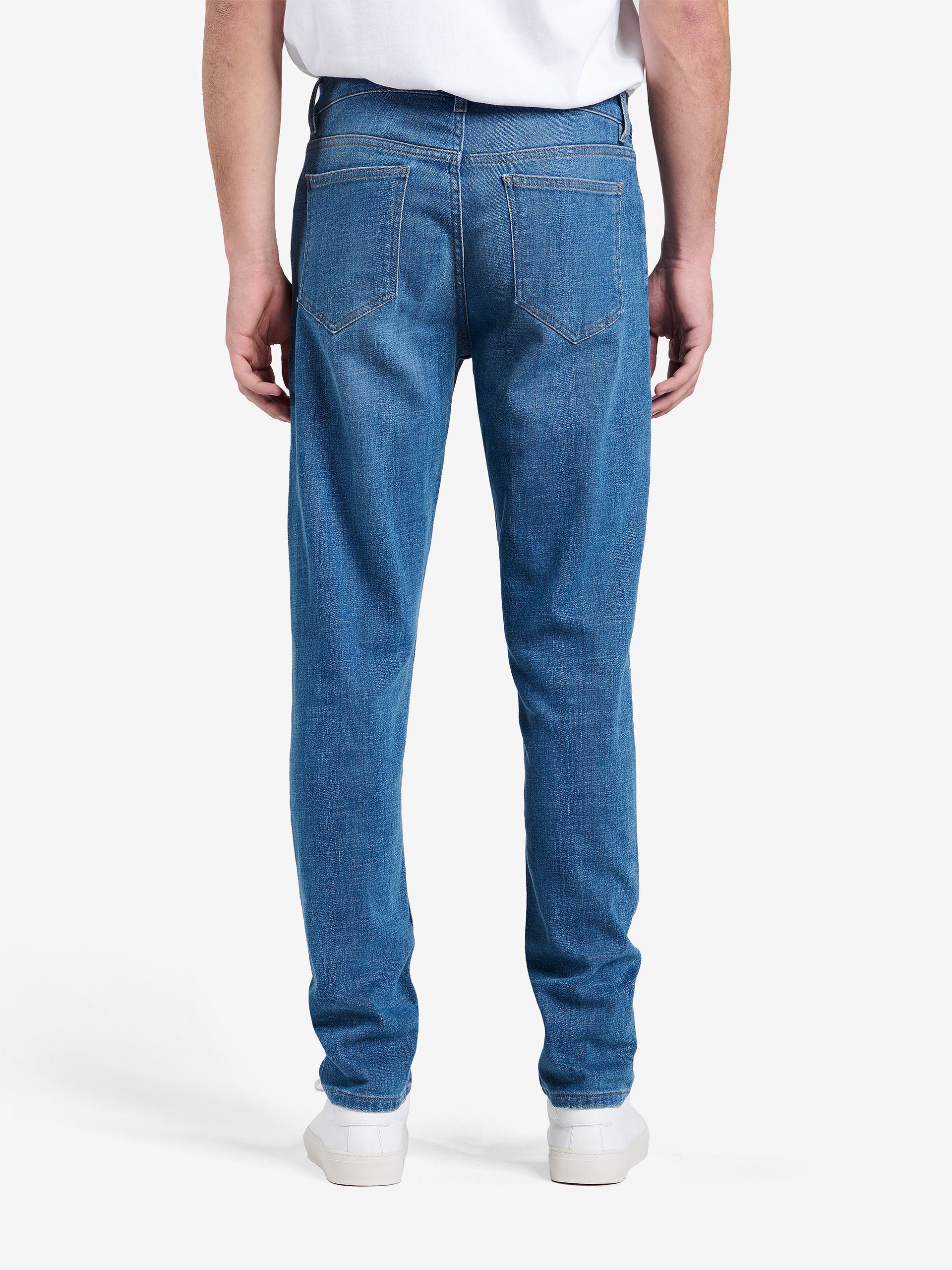 Yamane Brushed Denim Cotton-Stretch PA20132-MBL