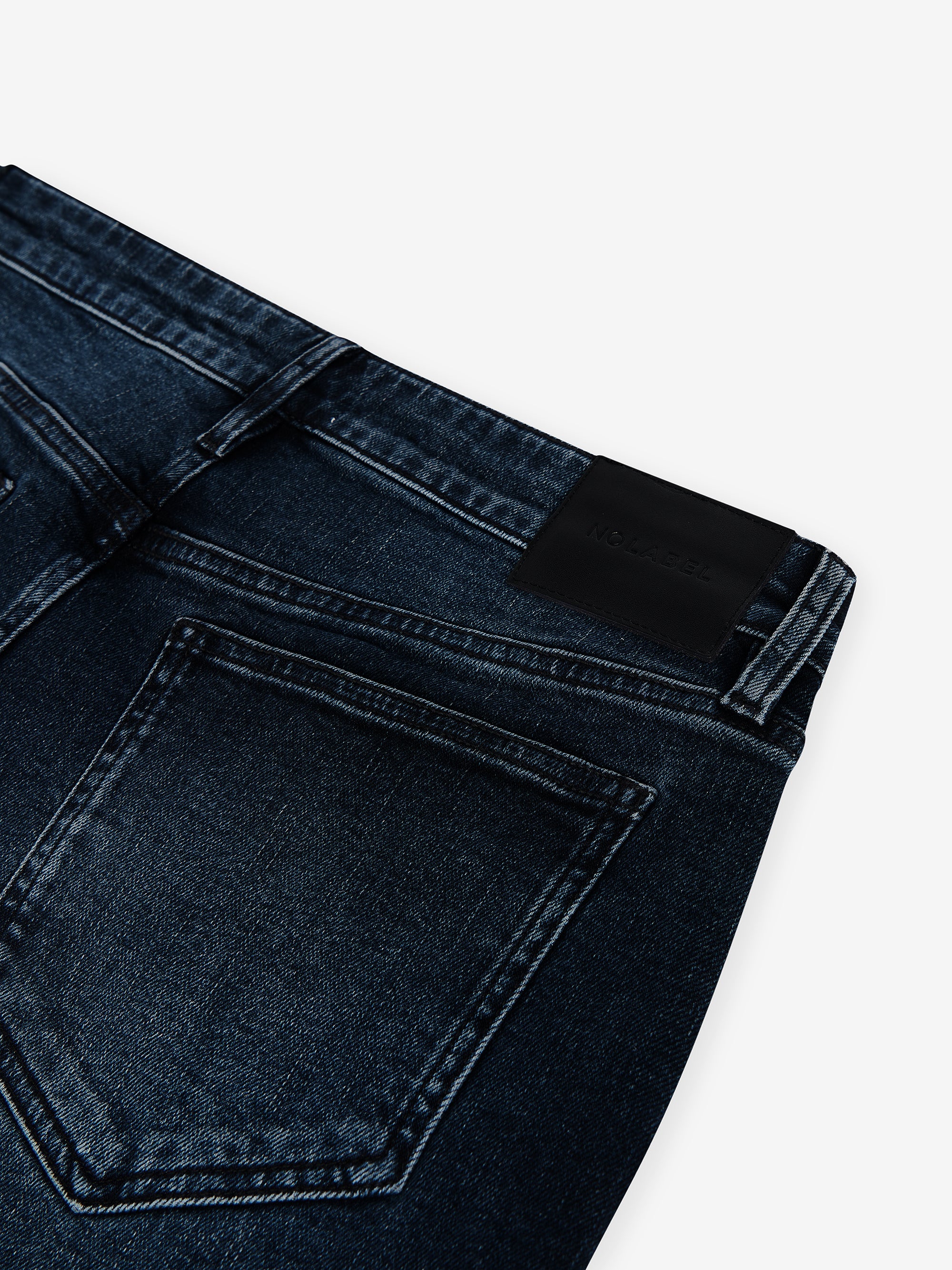 Yamane Slim Tapered Blue Black Jeans | No Label