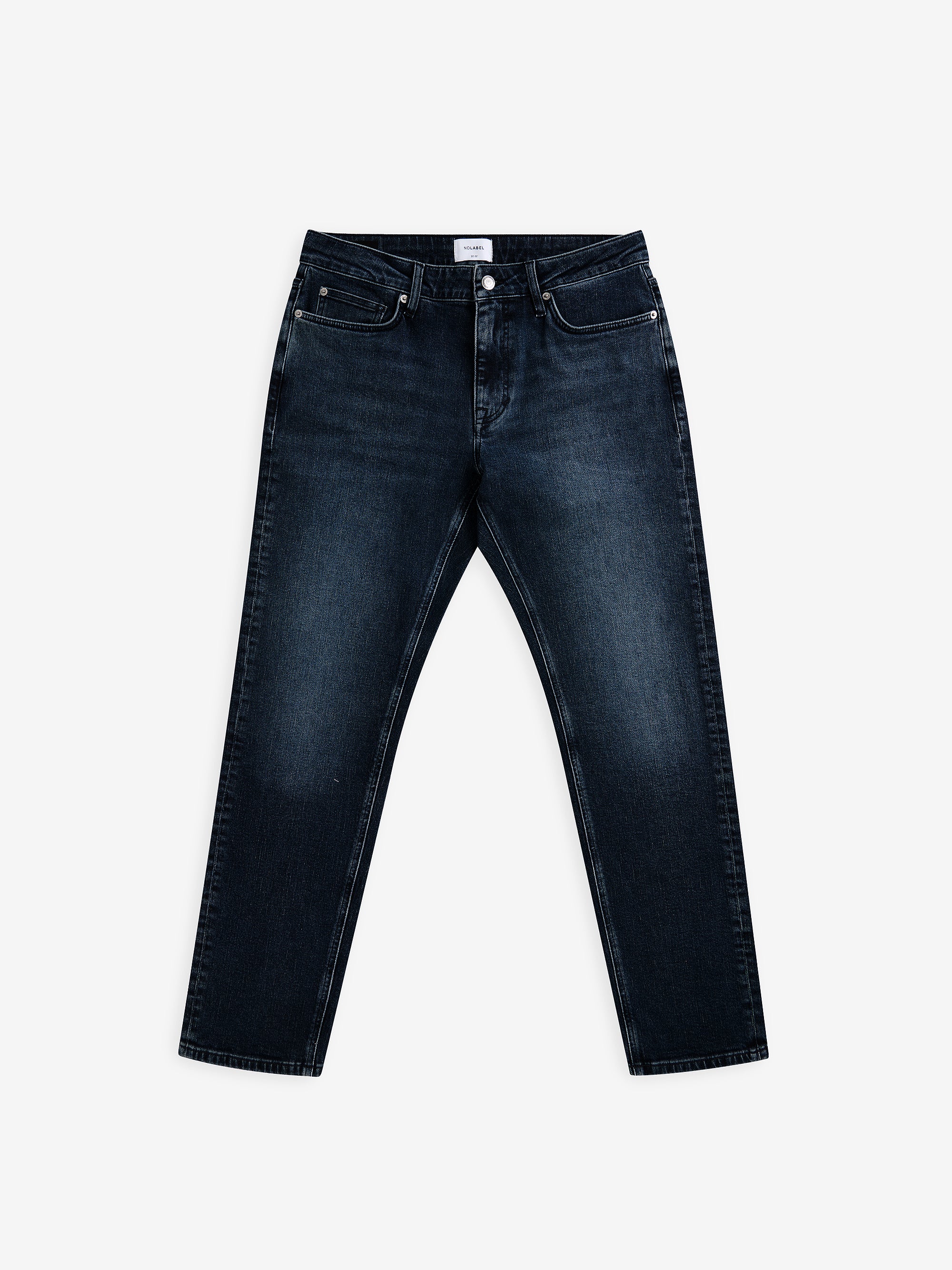 Yamane Slim Tapered Blue Black Jeans | No Label