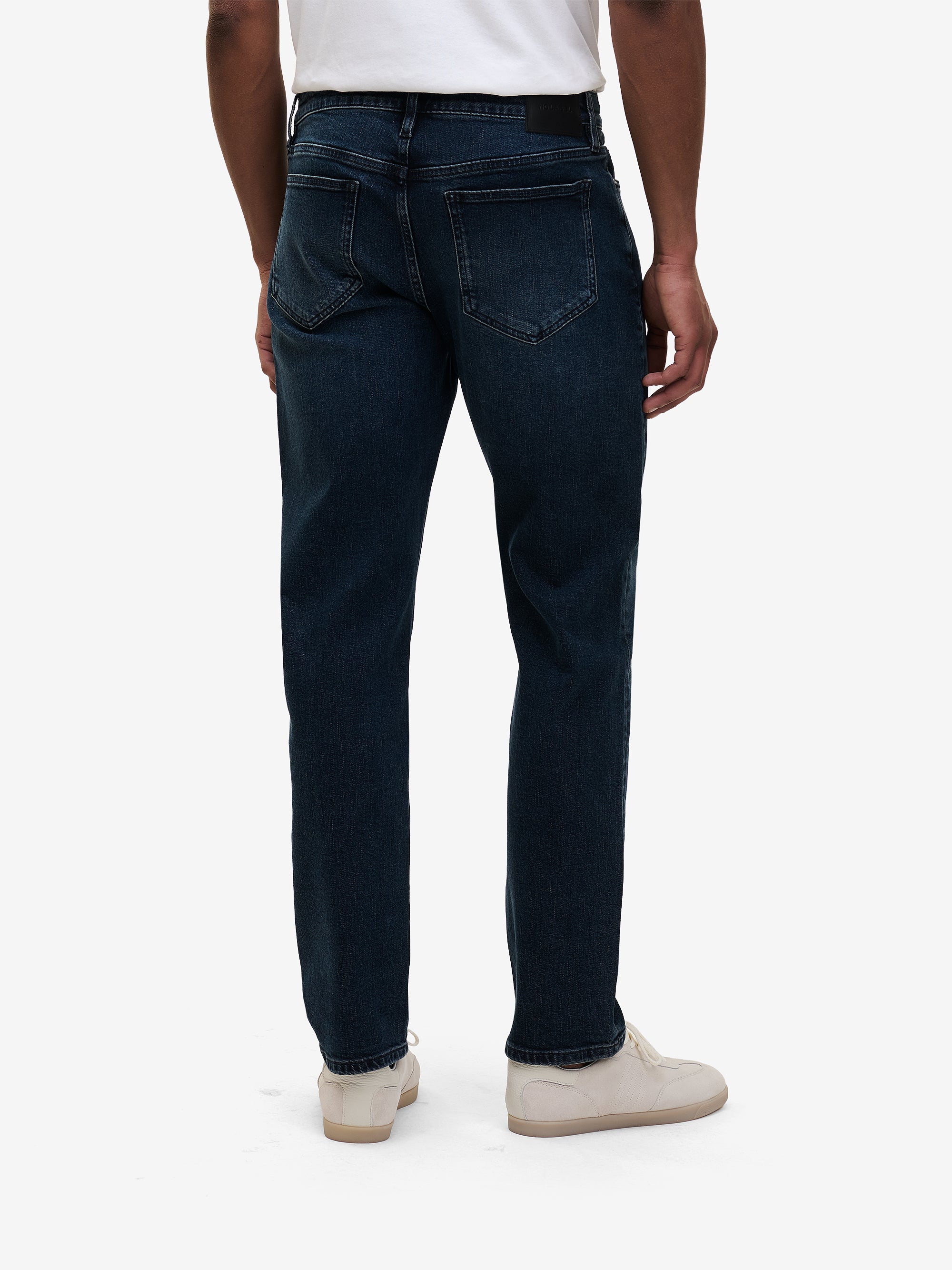 Yamane Slim Tapered Blue Black Jeans | No Label