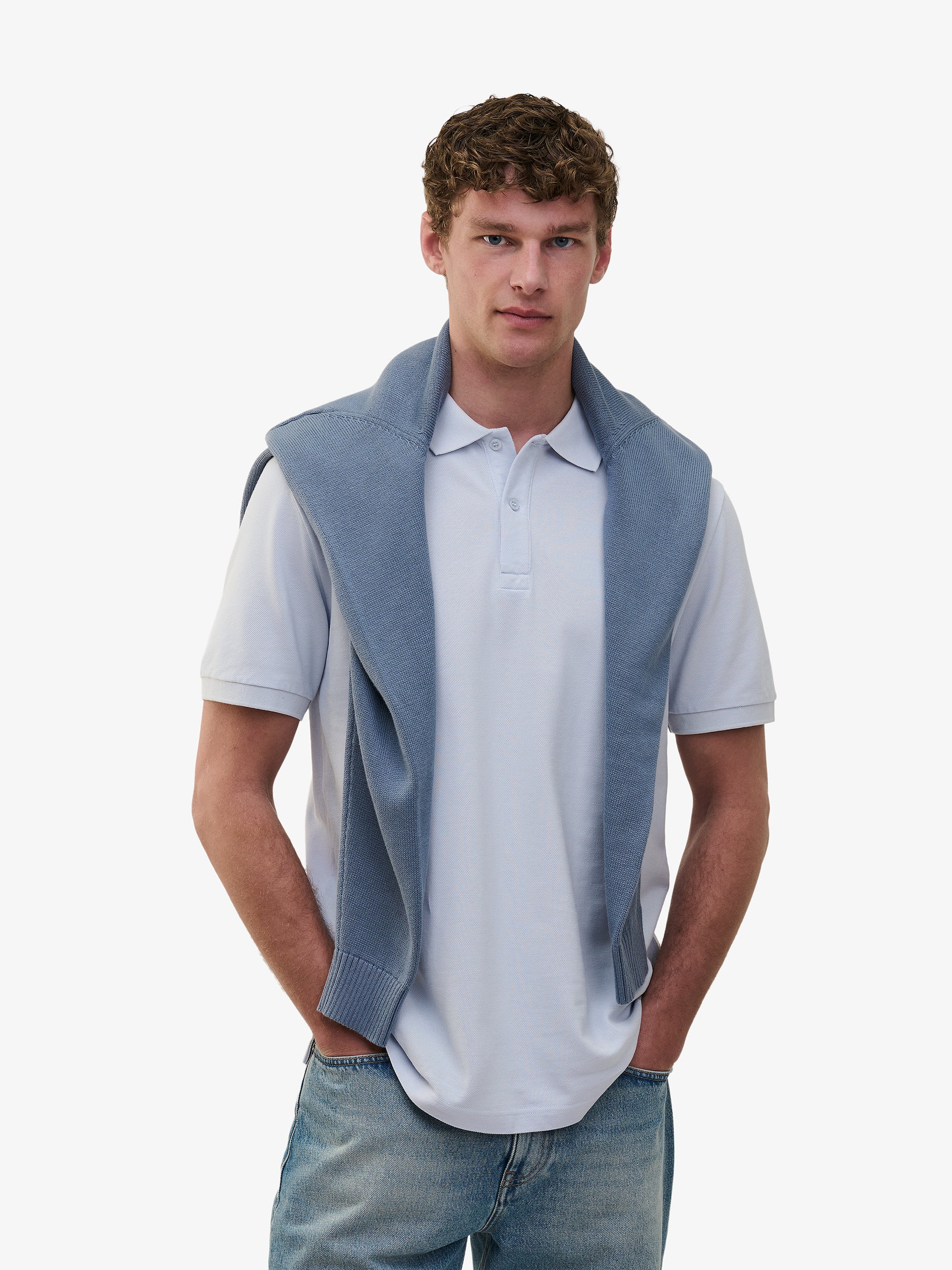 Lewis SS Cotton Pique PO01032-AIB