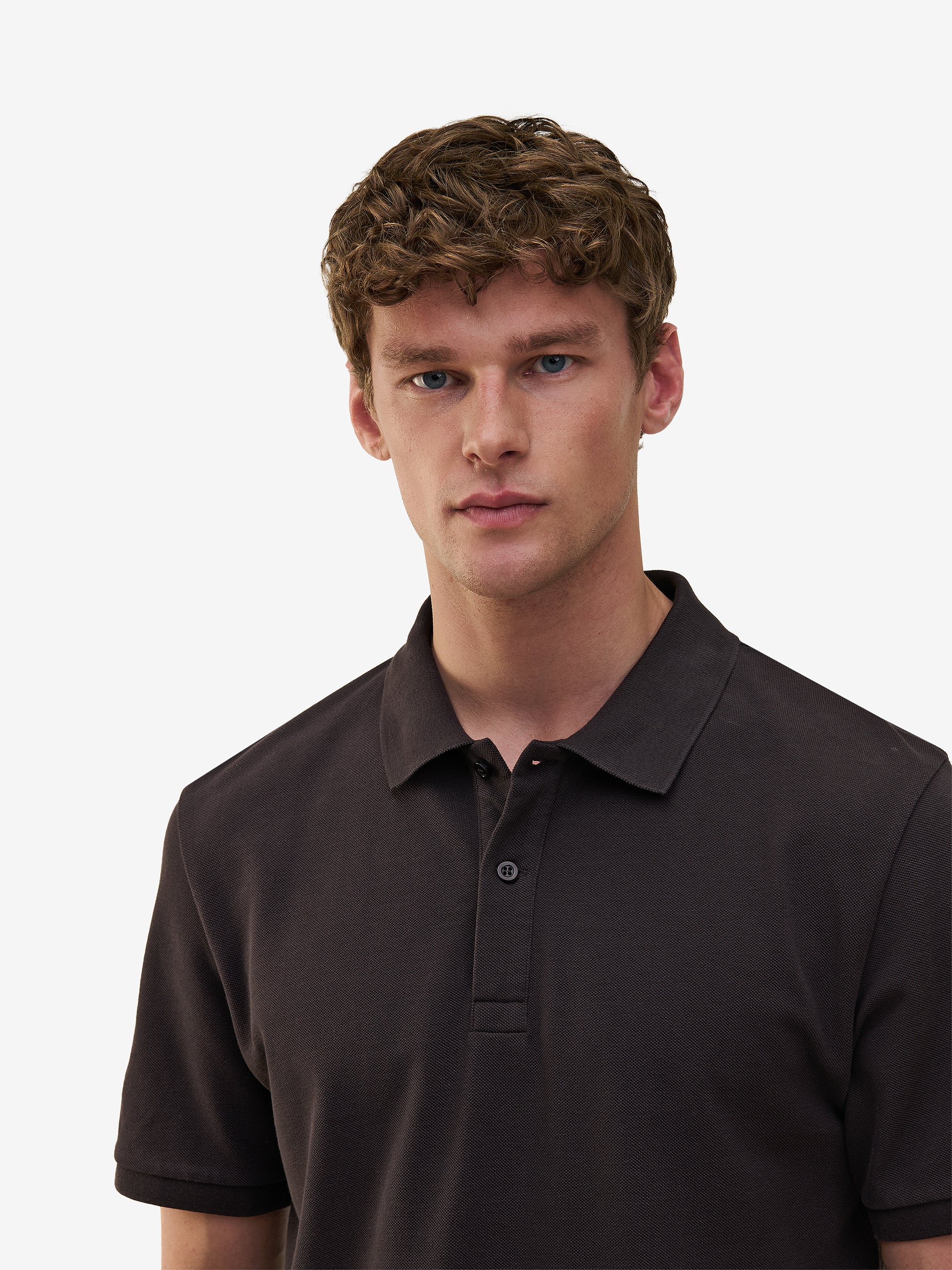 Lewis SS Cotton Pique PO01032-DBR