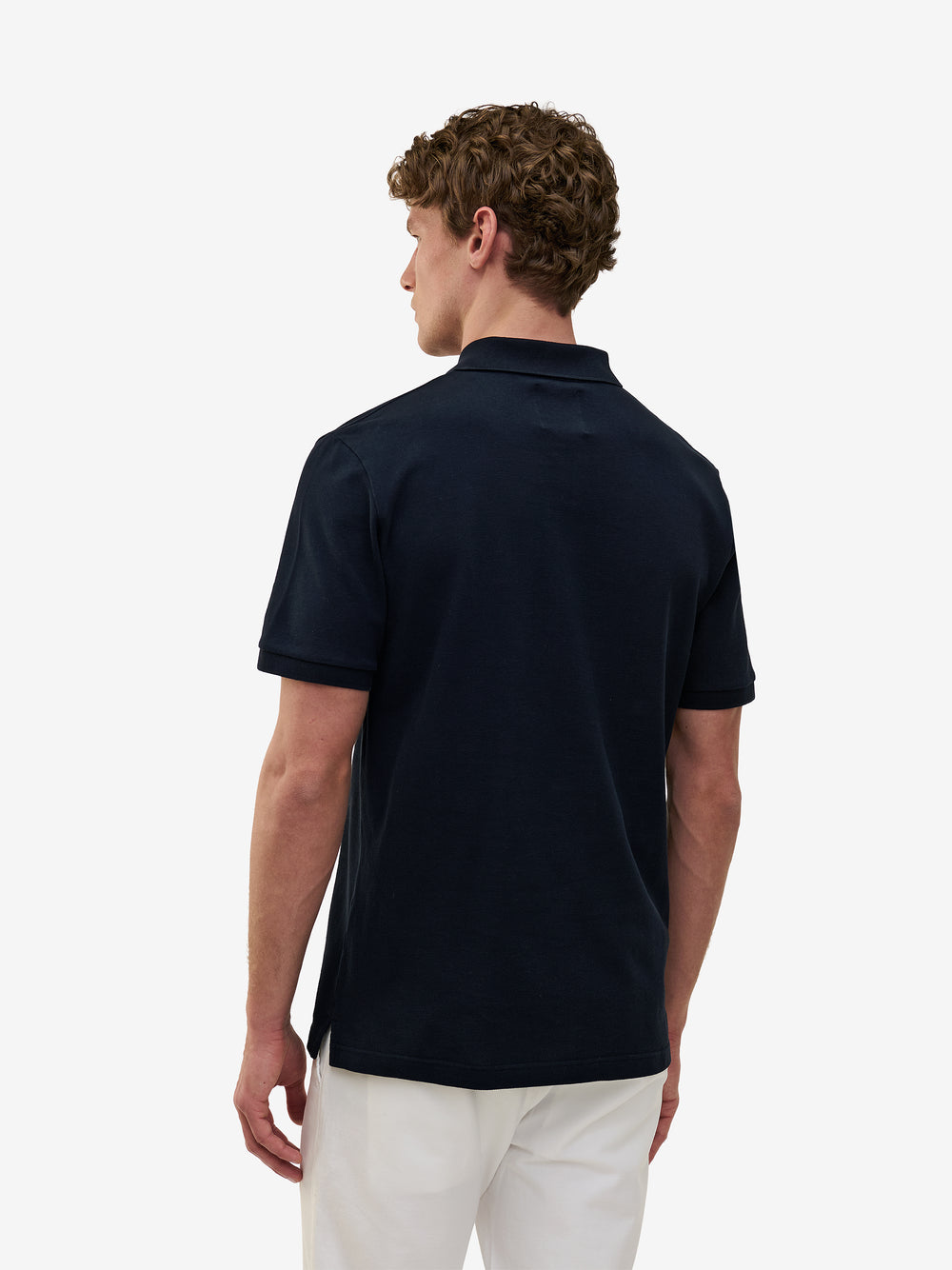 Lewis SS Cotton Pique PO01032-NVY