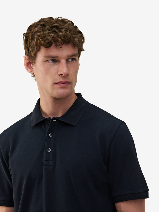 Lewis SS Cotton Pique PO01032-NVY