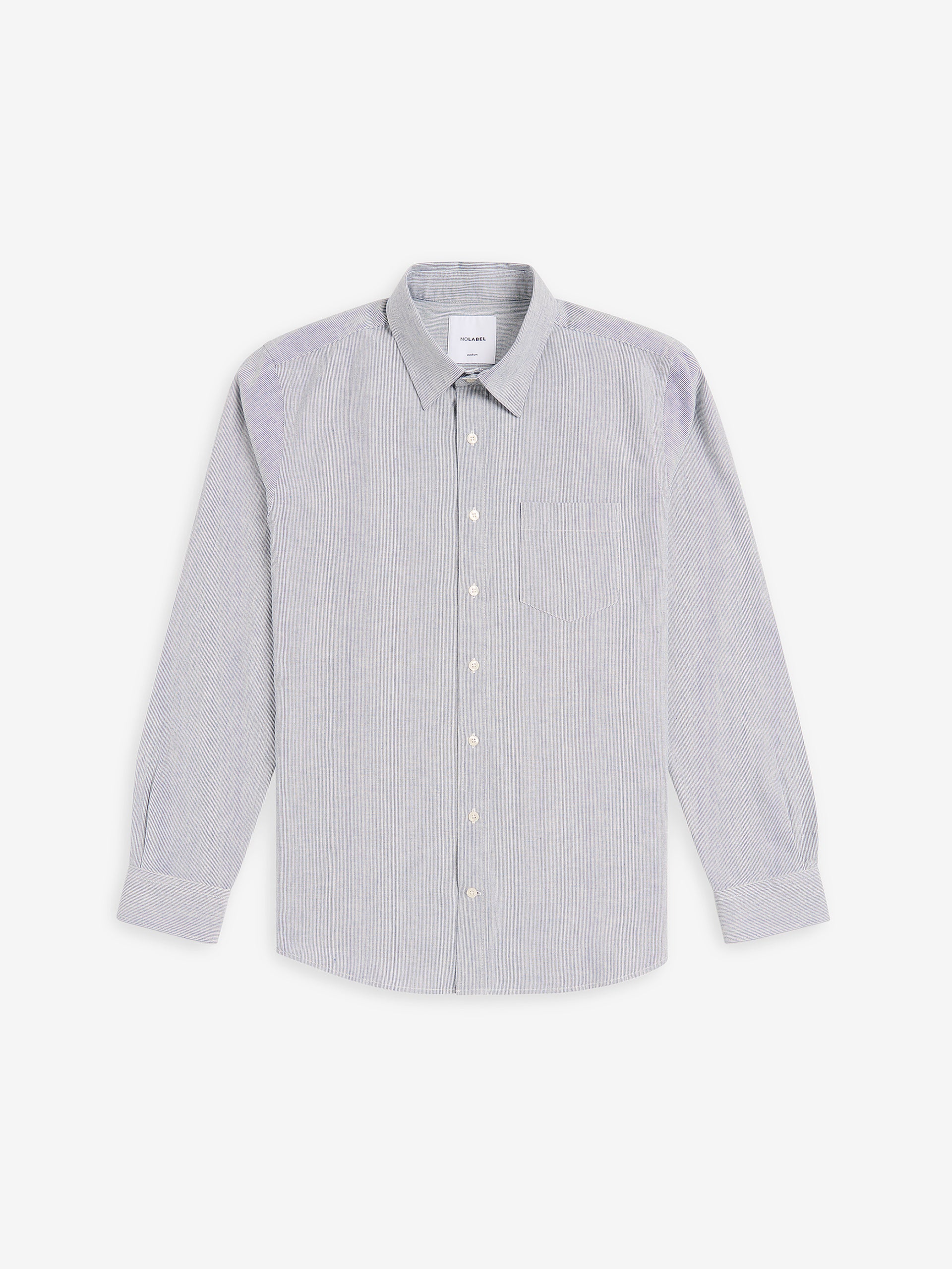 Brookvale Fine Stripe Cotton SH01008-BLU