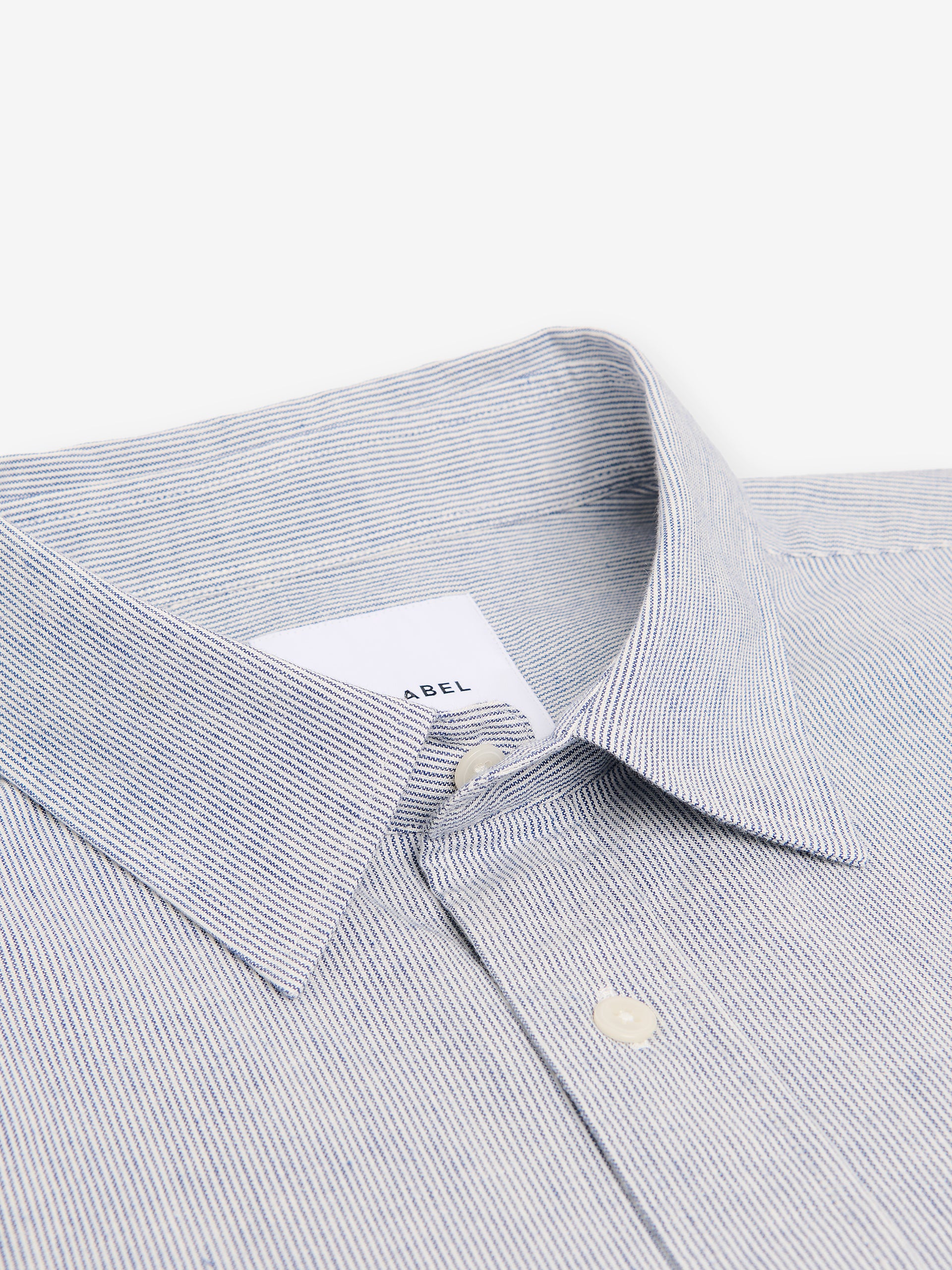 Brookvale Fine Stripe Cotton SH01008-BLU