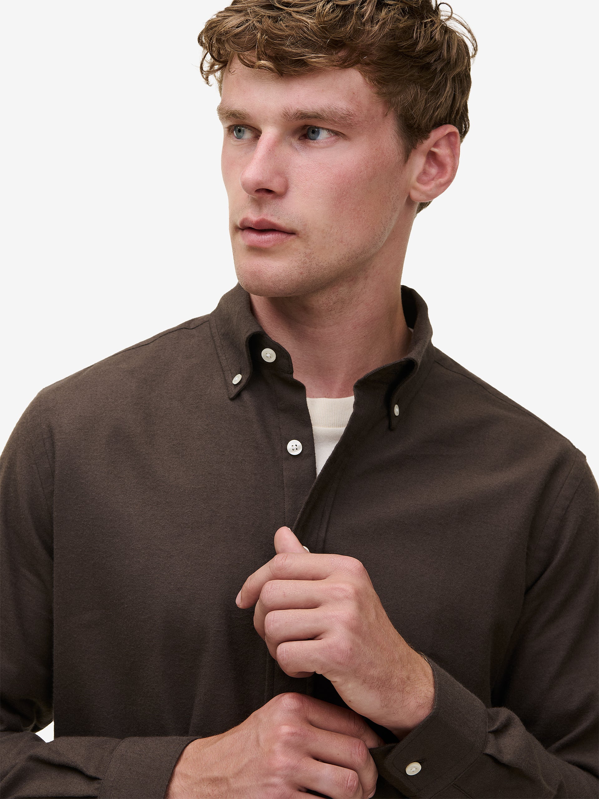 Maytown Brushed Cotton SH01011-DBR