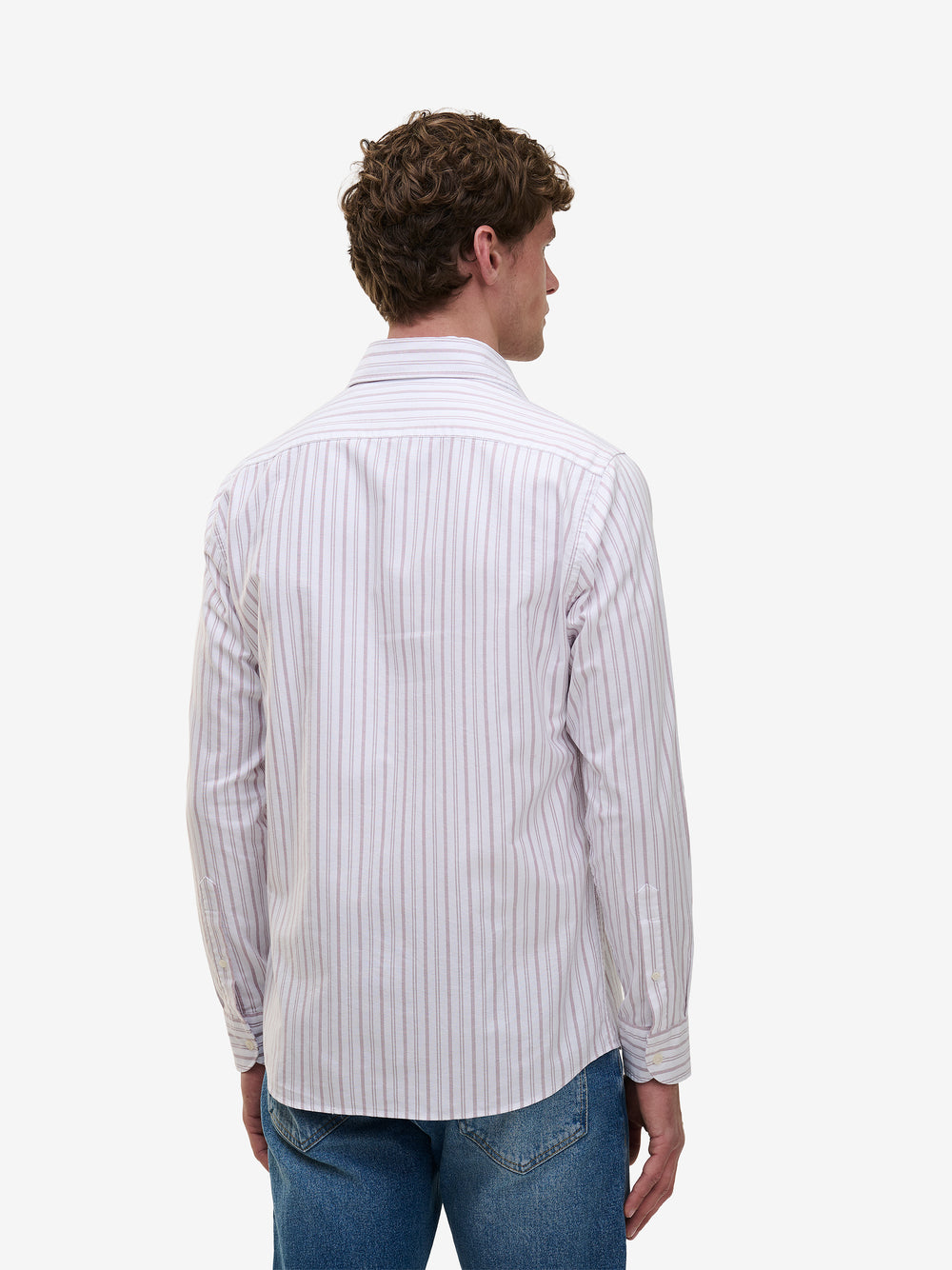 Specialist Oxford Cotton Ticking Stripe SH01013-MAU