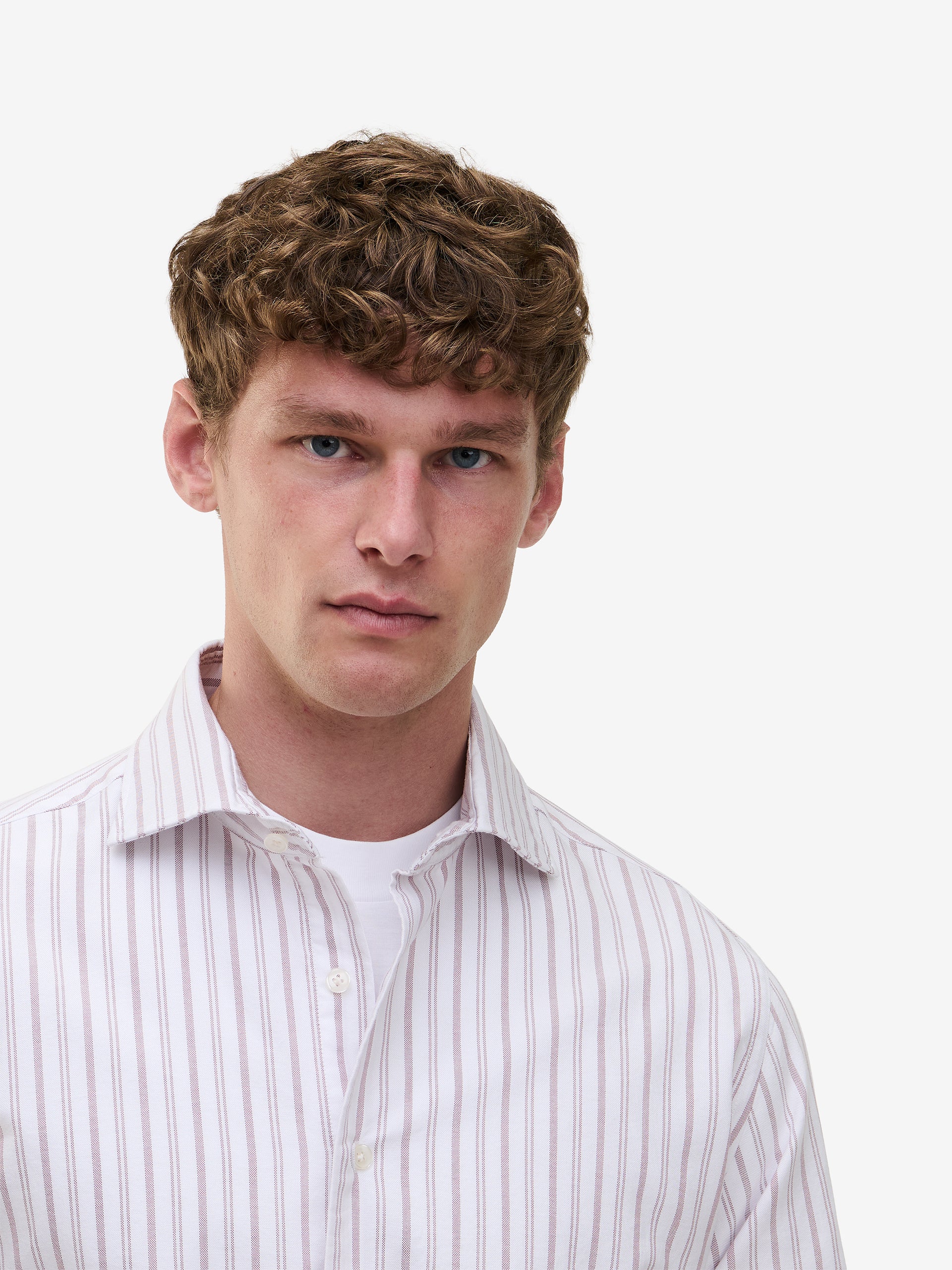 Specialist Oxford Cotton Ticking Stripe SH01013-MAU