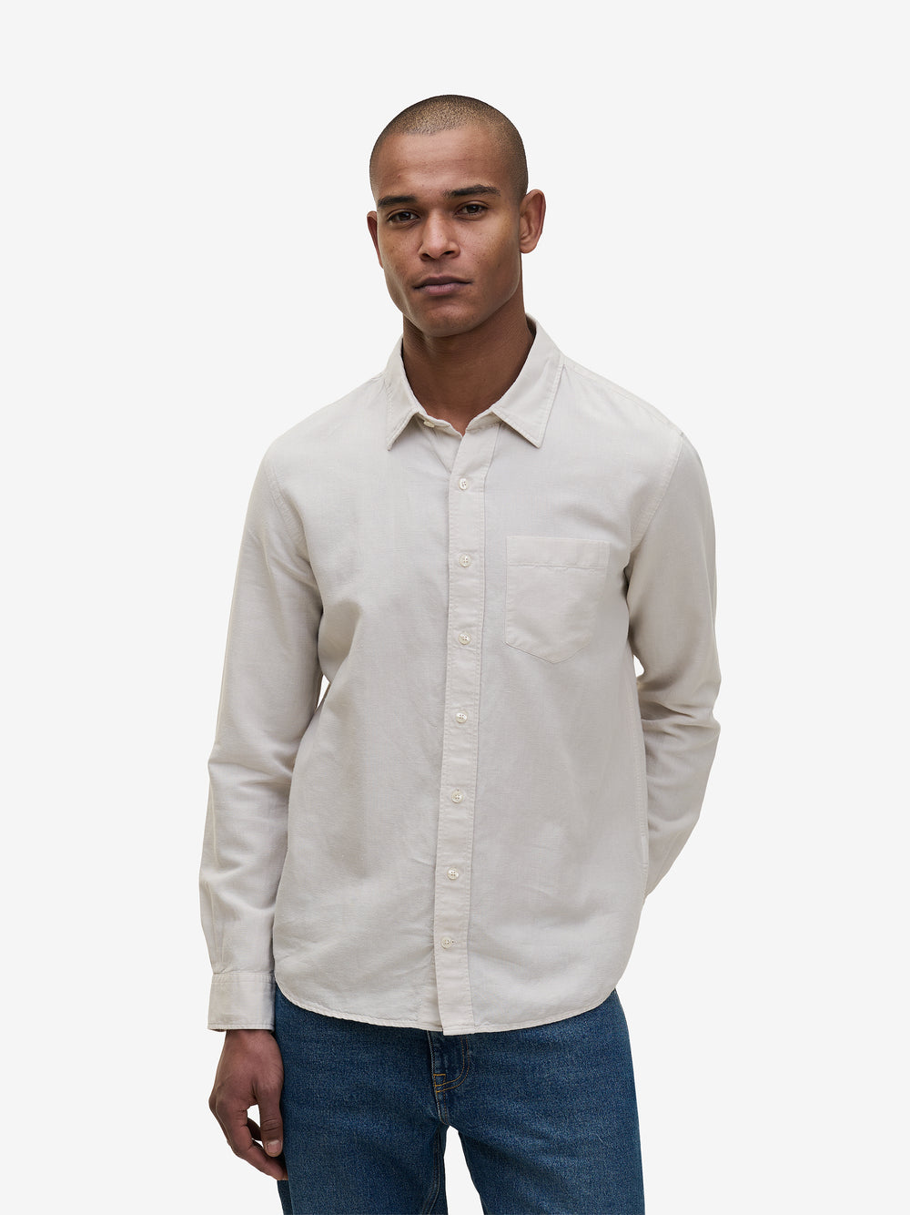 Brookvale katoen-linnen SH01015-BEI