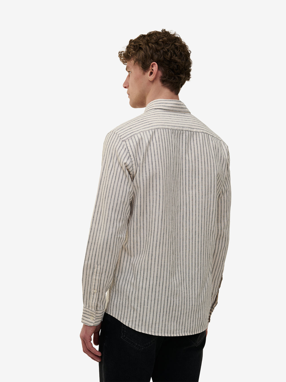 Brookvale Stripe Linen Cotton SH01017-GRY