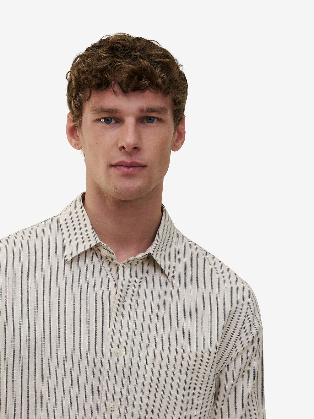 Brookvale Stripe Linen Cotton SH01017-GRY